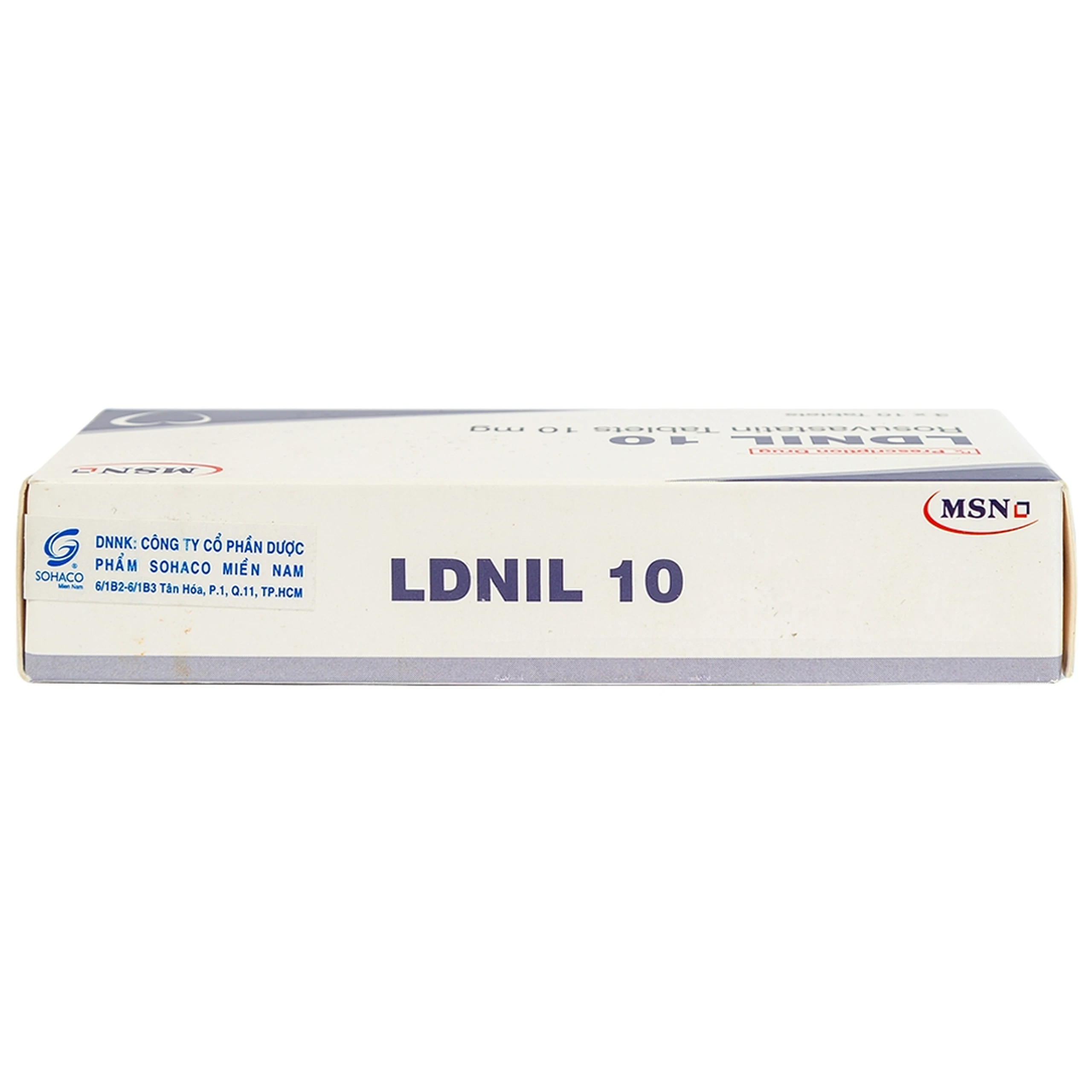 Thuốc LDNIL 10 MSN điều trị tăng cholesterol (3 vỉ x10 viên)
