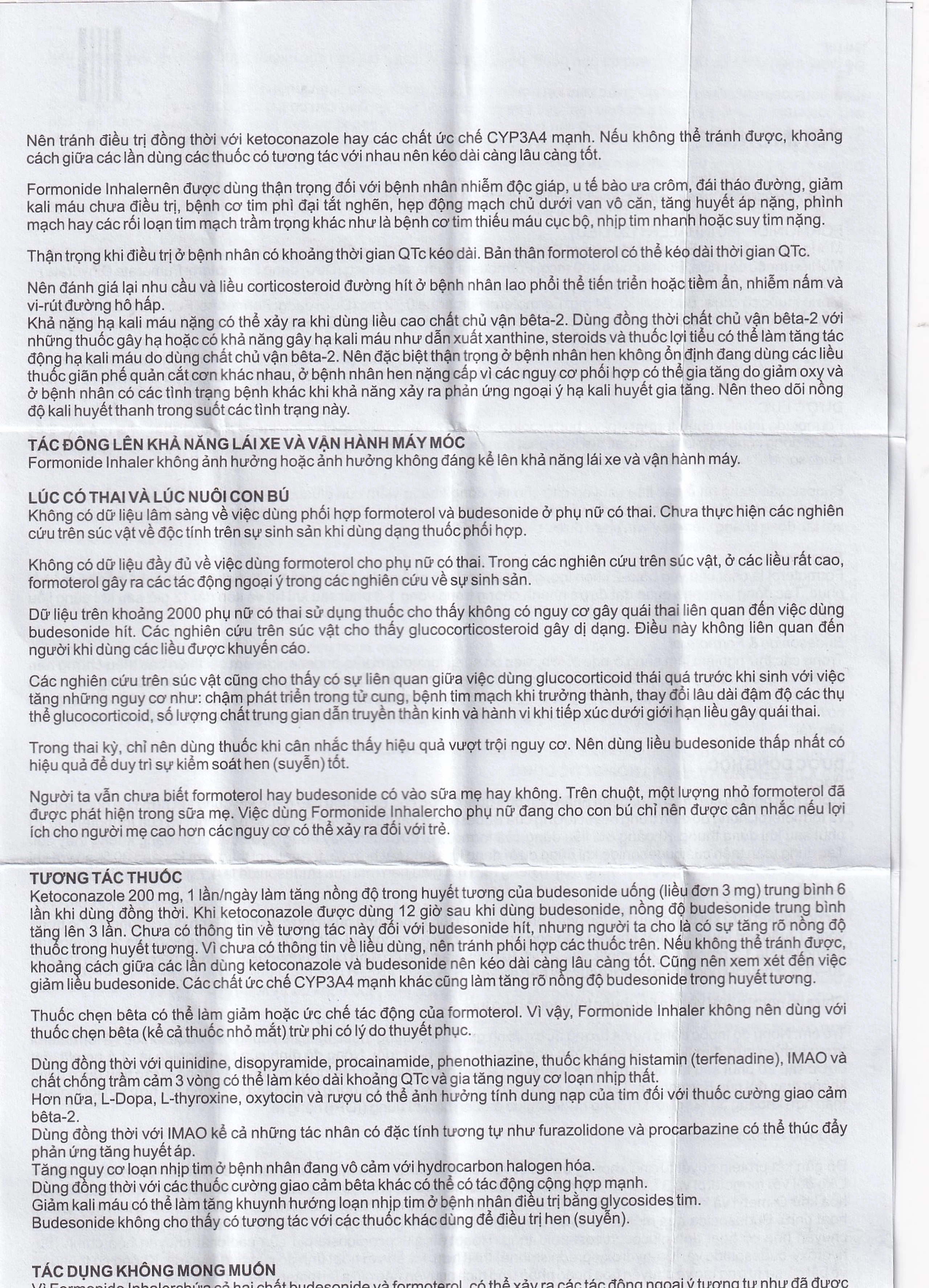 Thuốc hít khí dung Formonide 200 HFA Cadila điều trị hen suyễn (120 liều)