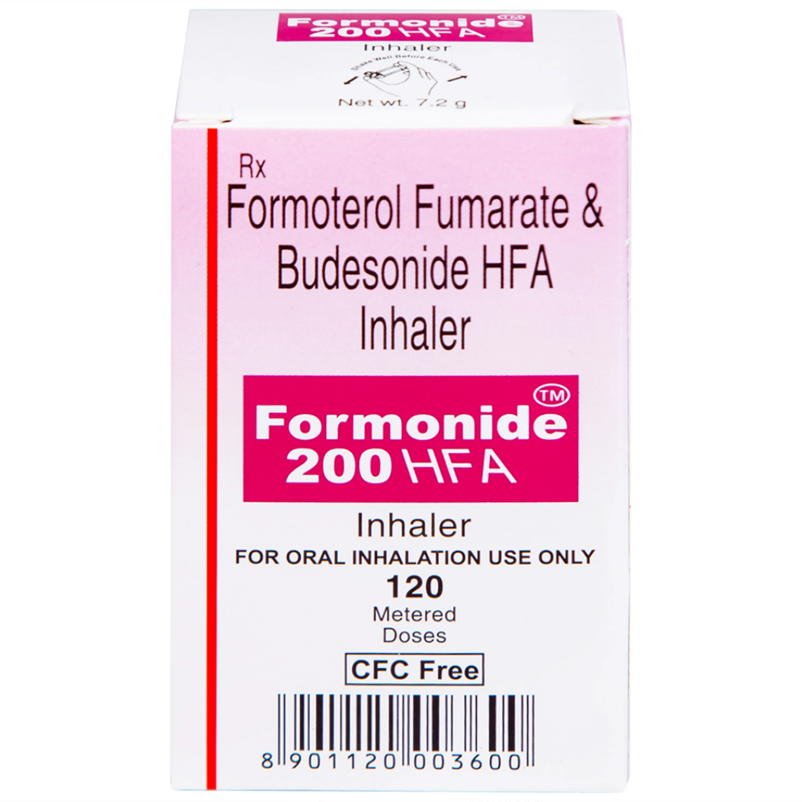 Thuốc hít khí dung Formonide 200 HFA Cadila điều trị hen suyễn (120 liều)