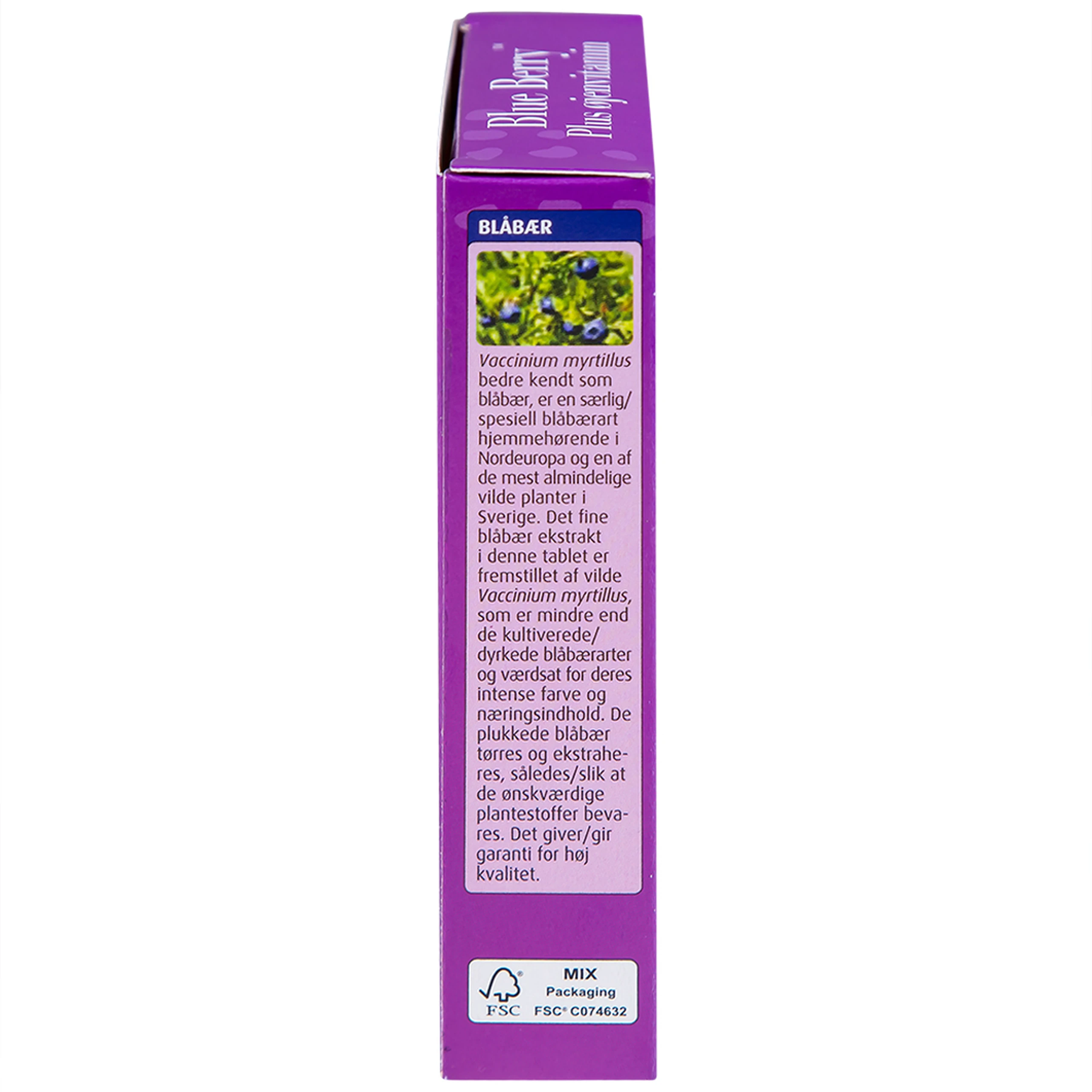 Viên uống hỗ trợ cải thiện thị lực, giảm mỏi mắt, khô mắt Blue Berry Plus Ojenvitamin New Nordic (40 viên)