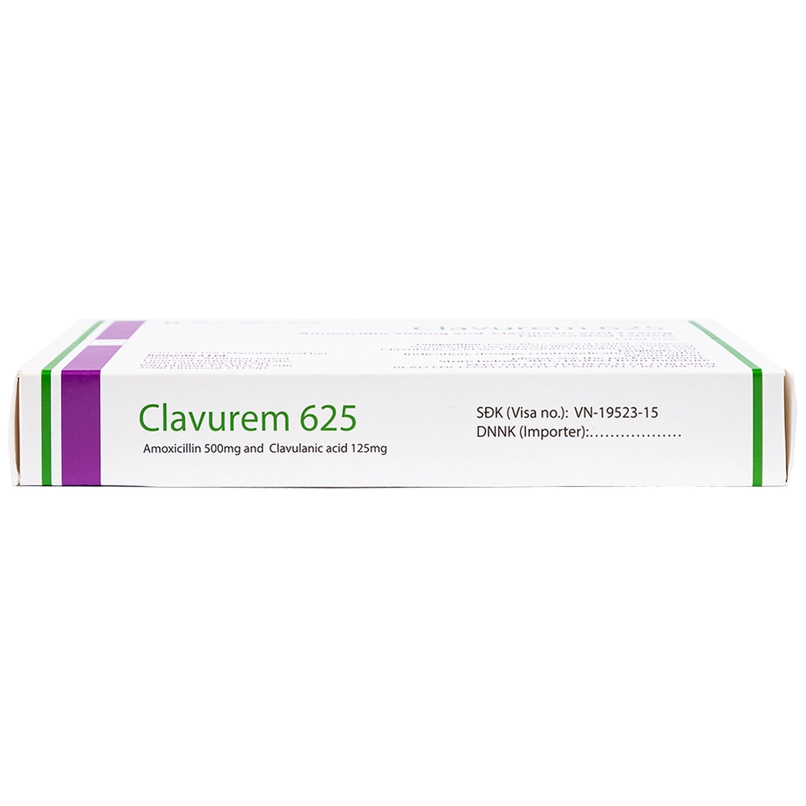 Thuốc Clavurem 625 Remedica điều trị nhiễm khuẩn (2 vỉ x 10 viên)