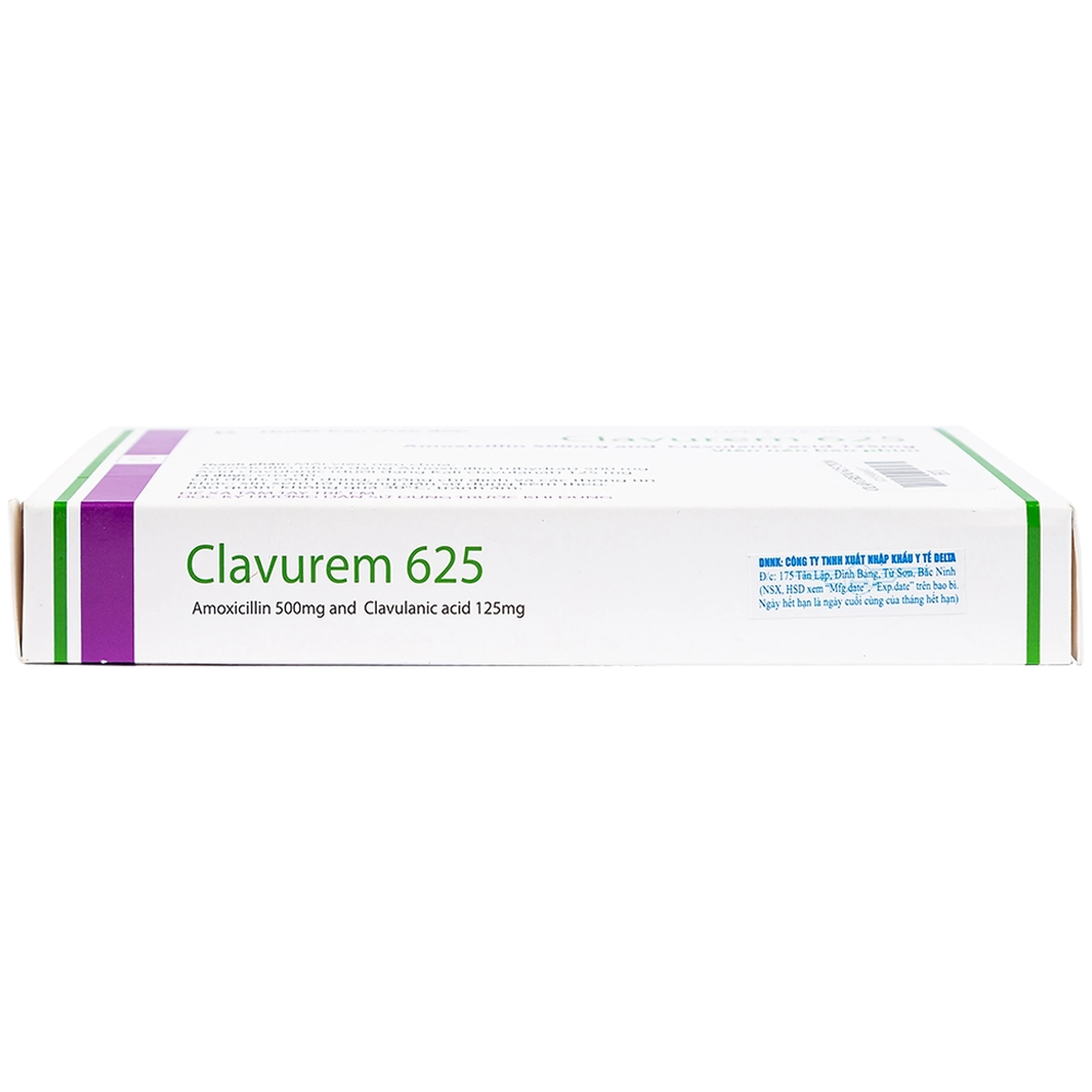 Thuốc Clavurem 625 Remedica điều trị nhiễm khuẩn (2 vỉ x 10 viên)