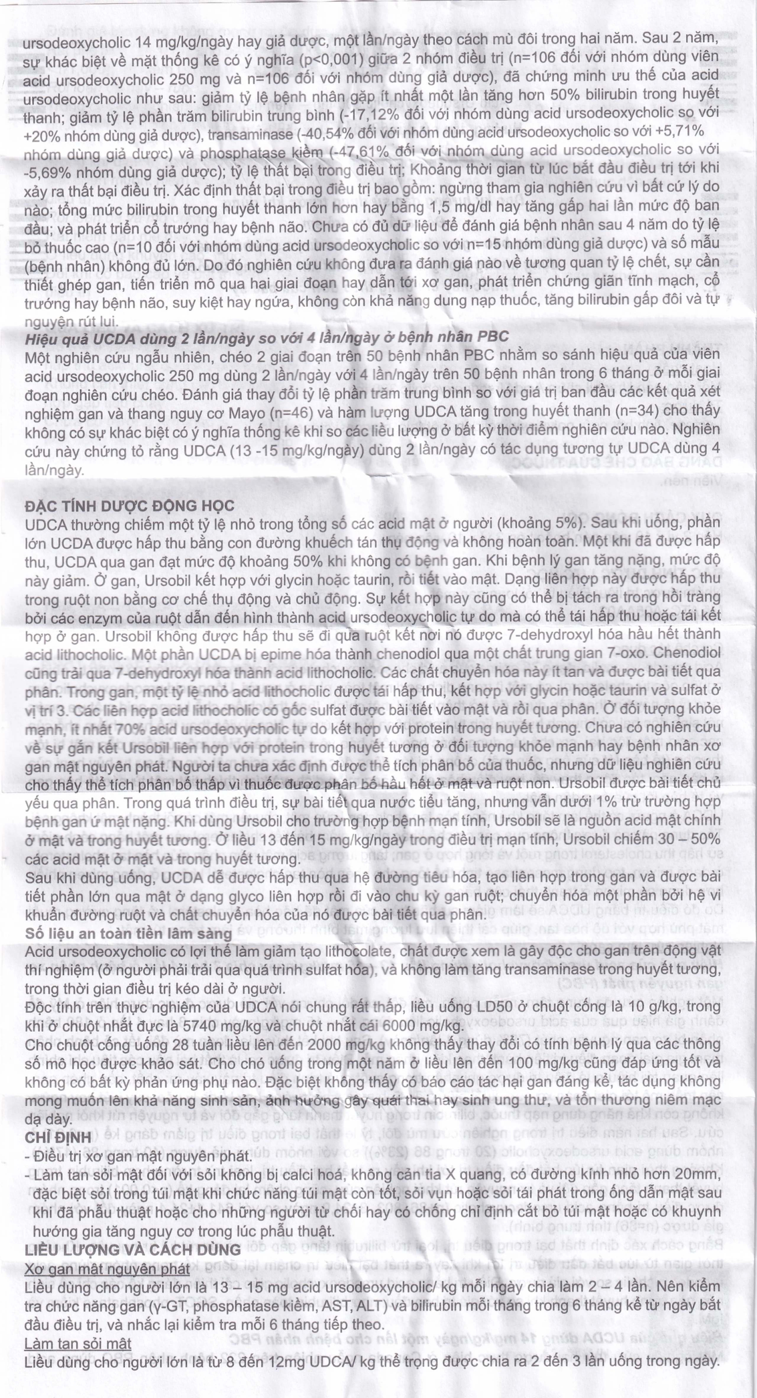 Thuốc Ursobil 300 ABC Farmaceutici điều trị xơ gan mật, làm tan sỏi mật (3 vỉ x 10 viên)