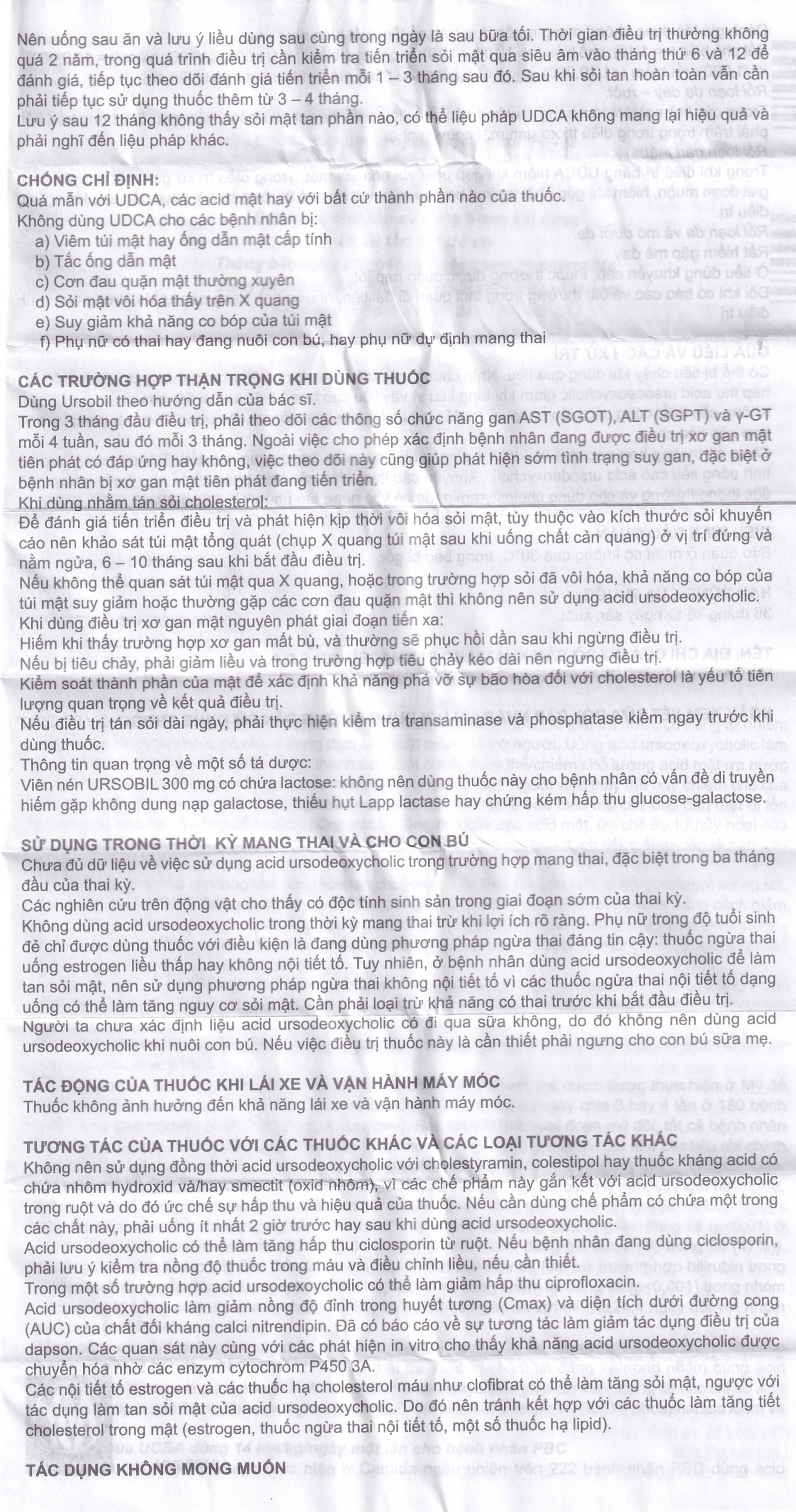 Thuốc Ursobil 300 ABC Farmaceutici điều trị xơ gan mật, làm tan sỏi mật (3 vỉ x 10 viên)