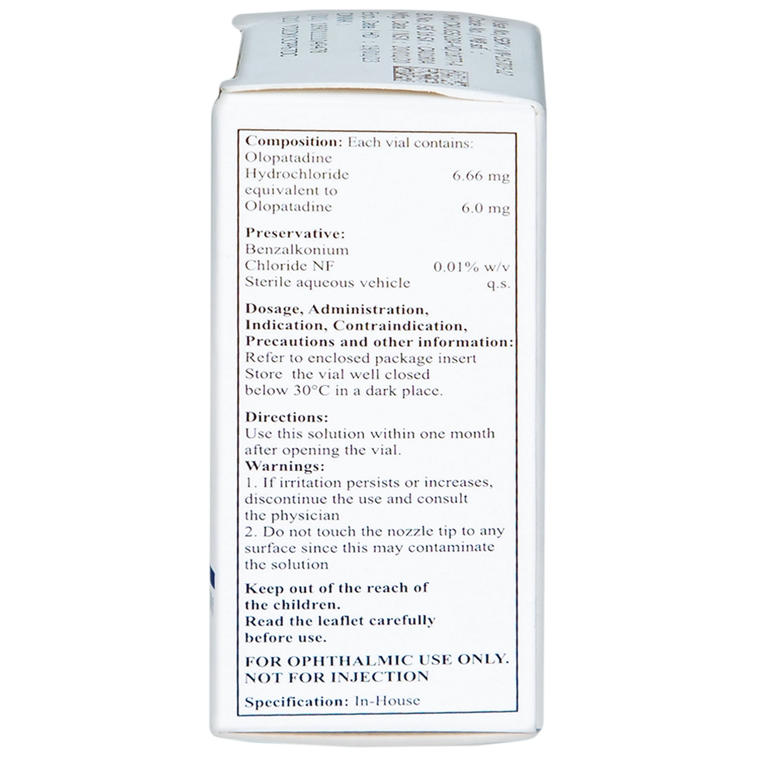 Thuốc nhỏ mắt Olopat OD 0.2% Ajanta điều trị tình trạng ngứa mắt kết hợp với viêm kết mạc dị ứng (3ml)