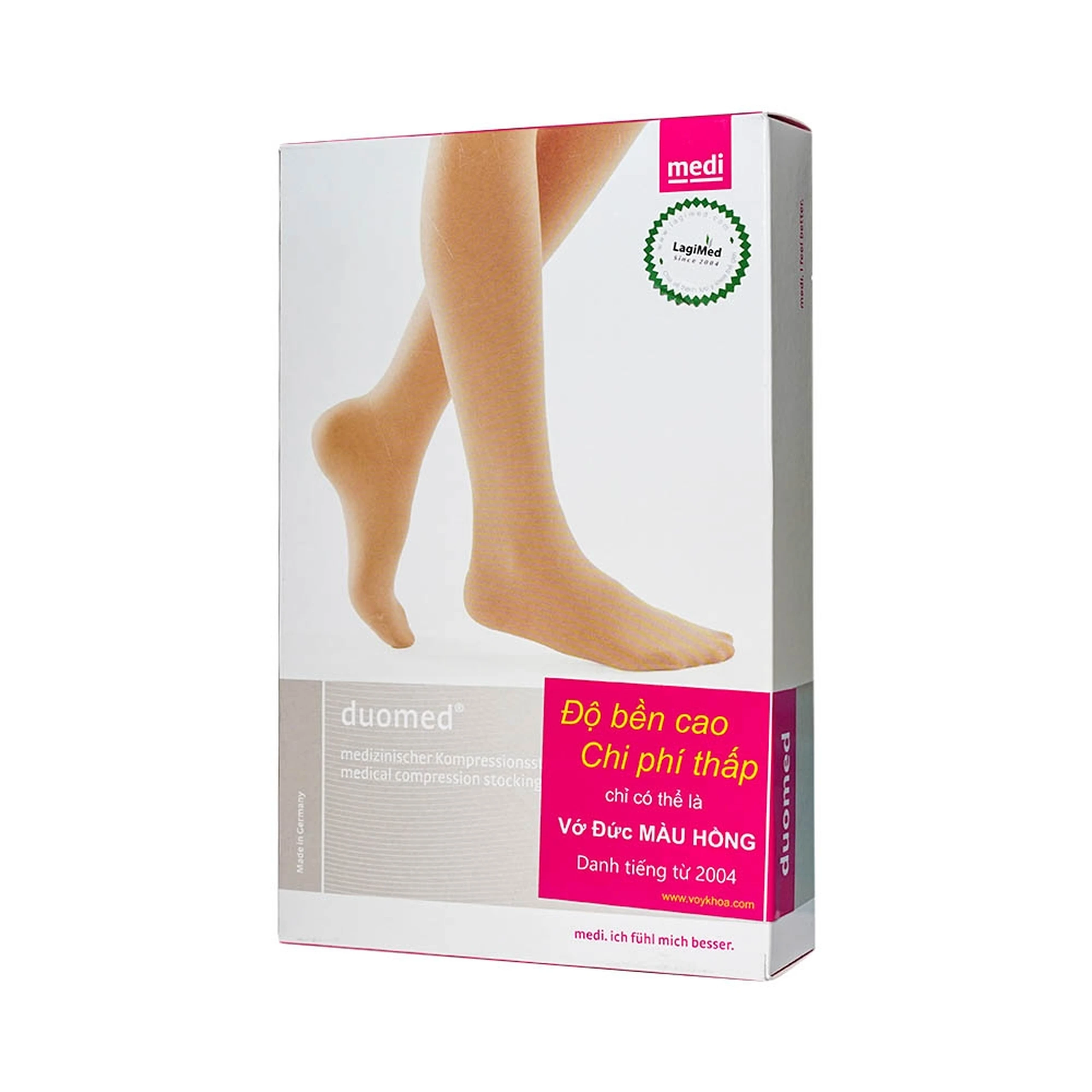 Vớ gối giãn tĩnh mạch Duomed size XS