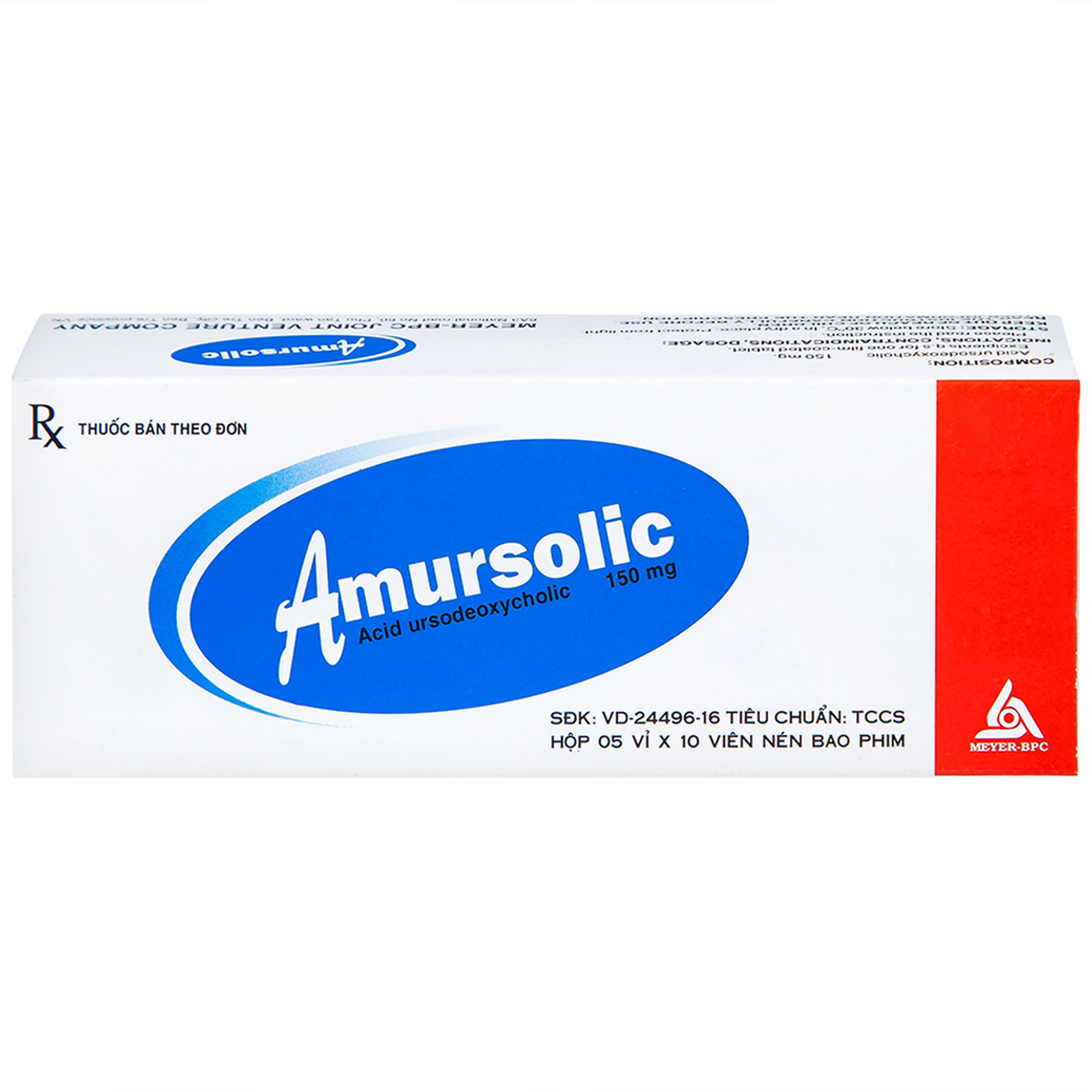 Thuốc Amursolic Meyer hỗ trợ làm tan sỏi cholesterol (5 vỉ x 10 viên)