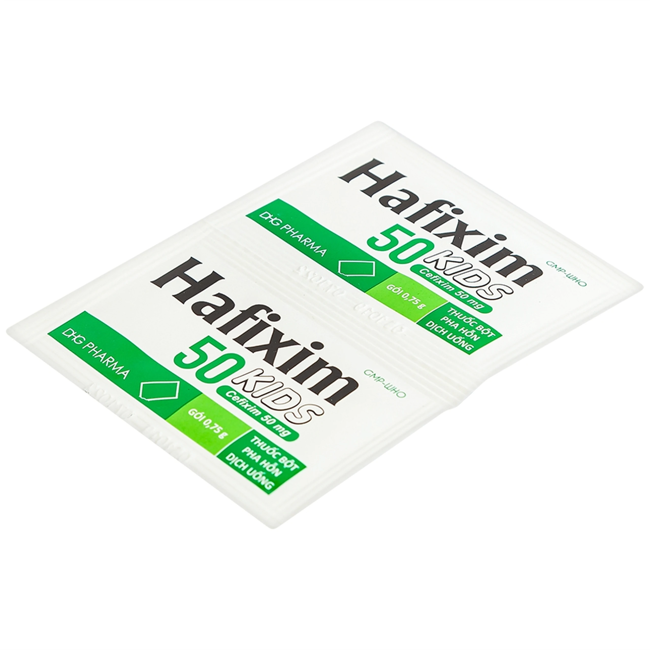 Bột Hafixim 50 Kids DHG điều trị nhiễm khuẩn (24 gói)