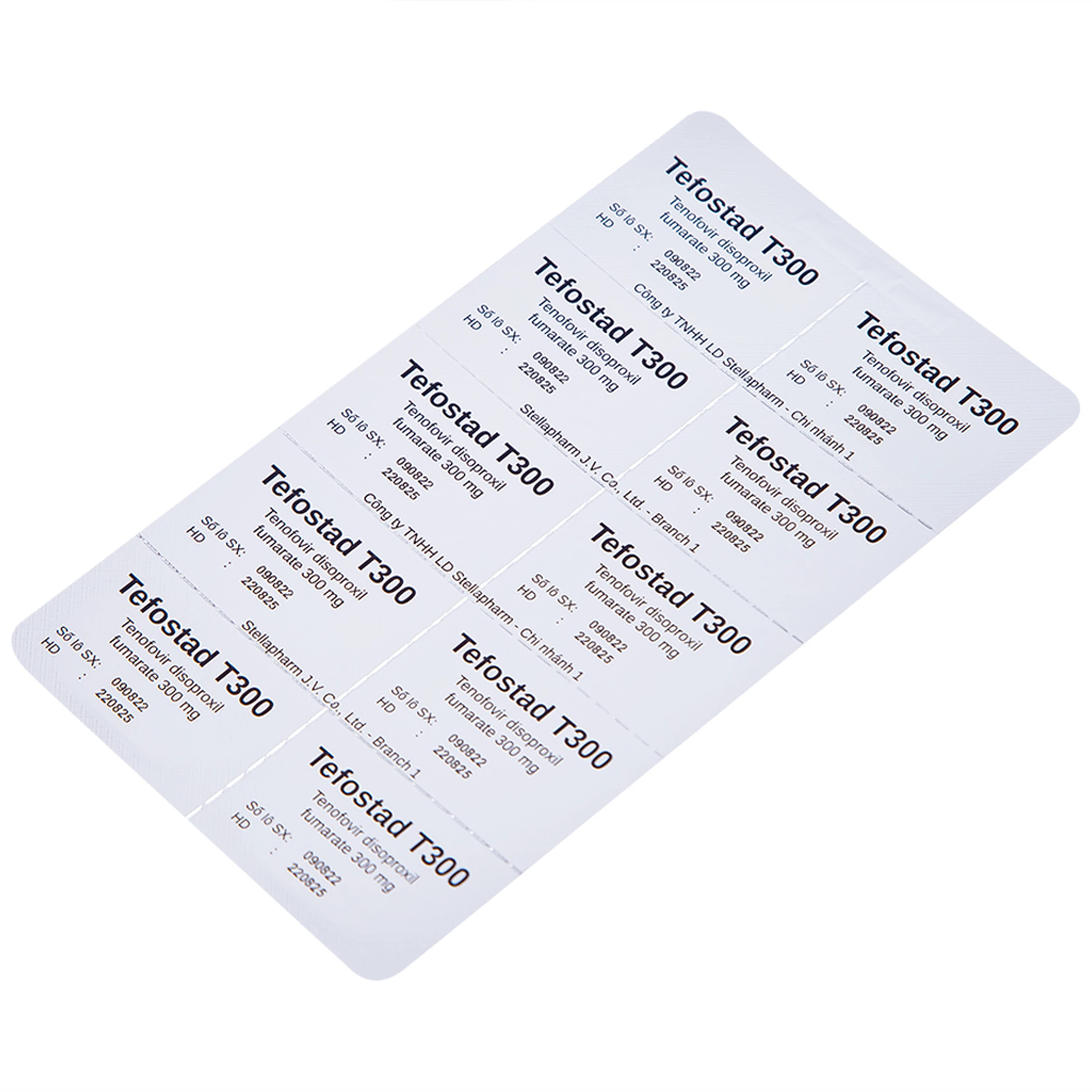 Thuốc Tefostad T300 Stella phòng và điều trị nhiễm HIV-1 (3 vỉ x 10 viên)