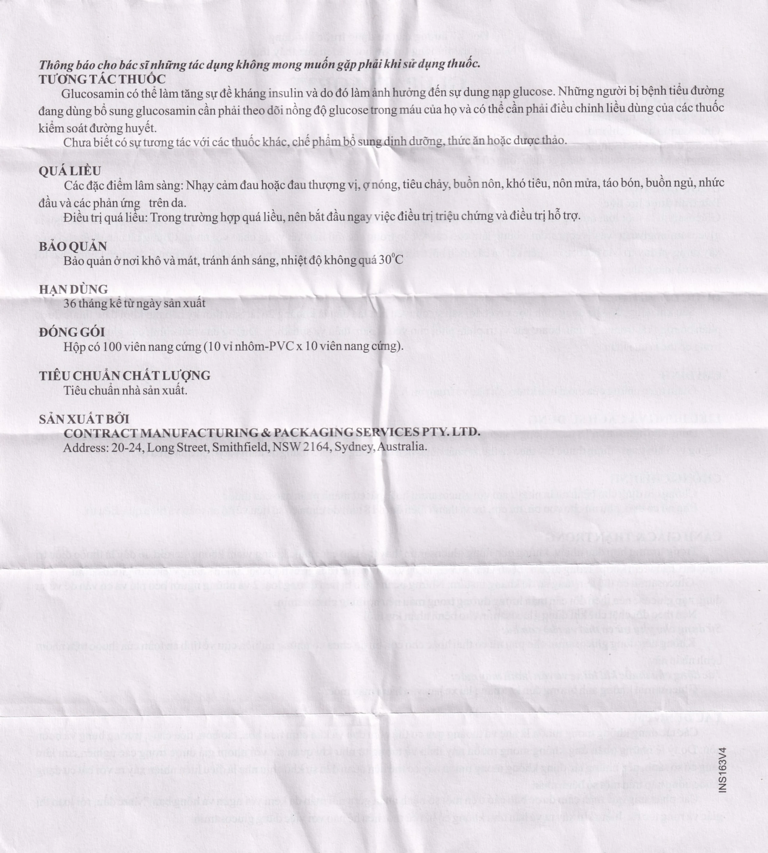 Thuốc Glupain Forte 750mg CMPS giảm thoái hoá khớp (10 vỉ x 10 viên)