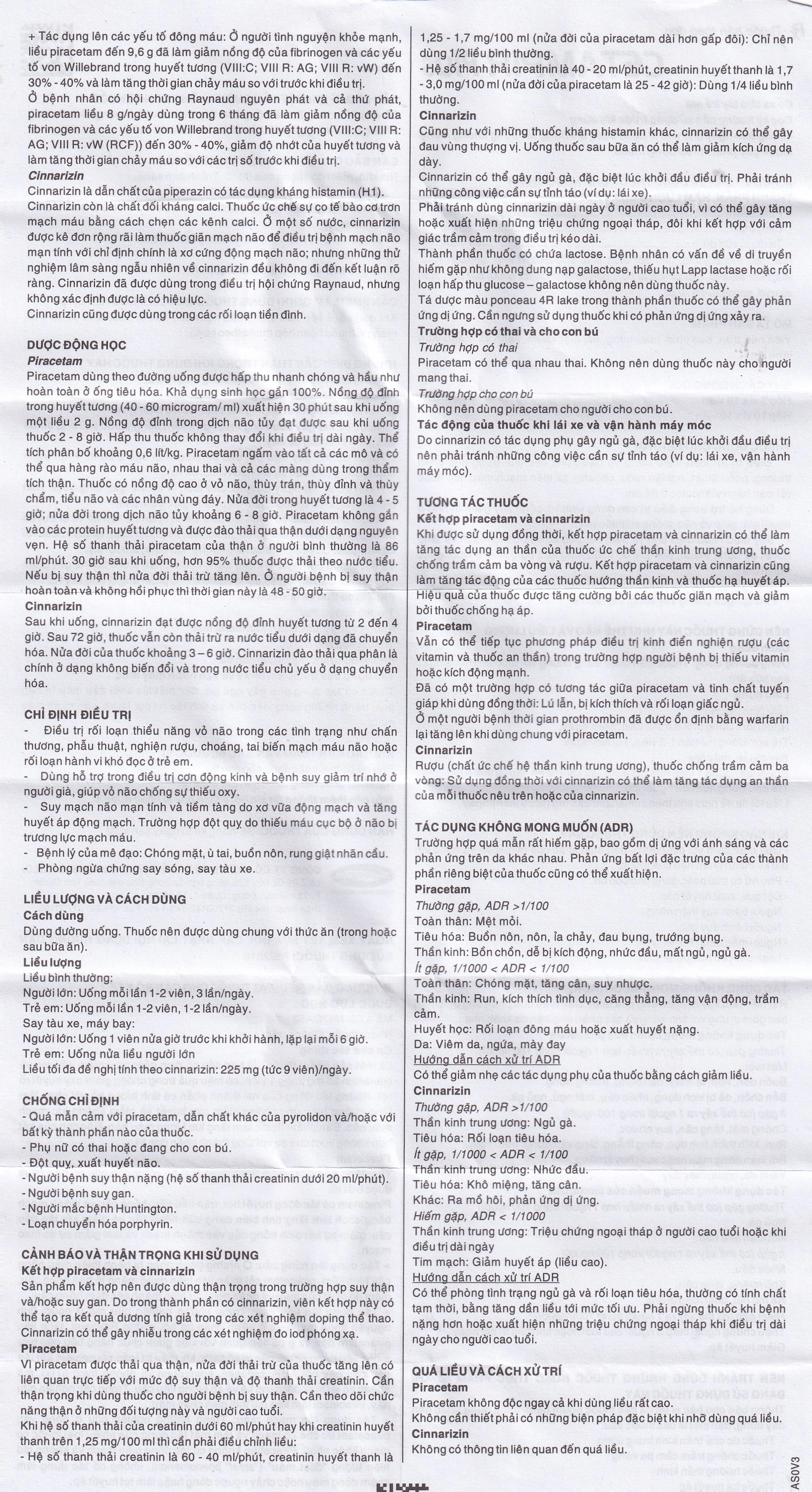 Thuốc Cetampir Plus 400mg/25mg SaVipharm điều trị rối loạn thiểu năng vỏ não, động kinh, giảm trí nhớ (3 vỉ x 10 viên)