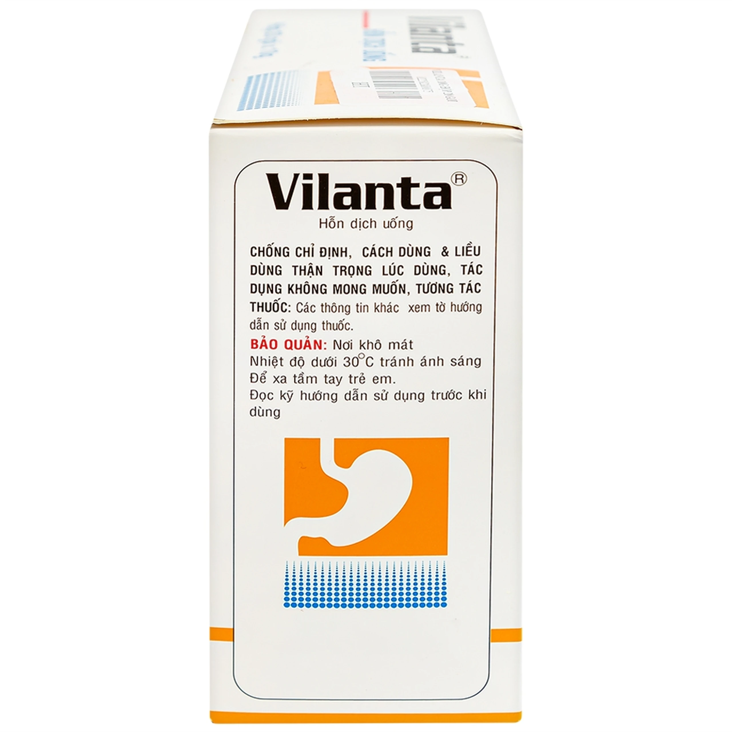 Thuốc Vilanta Pharimexco dịu triệu chứng ợ nóng, ợ chua (20 gói x 10g)