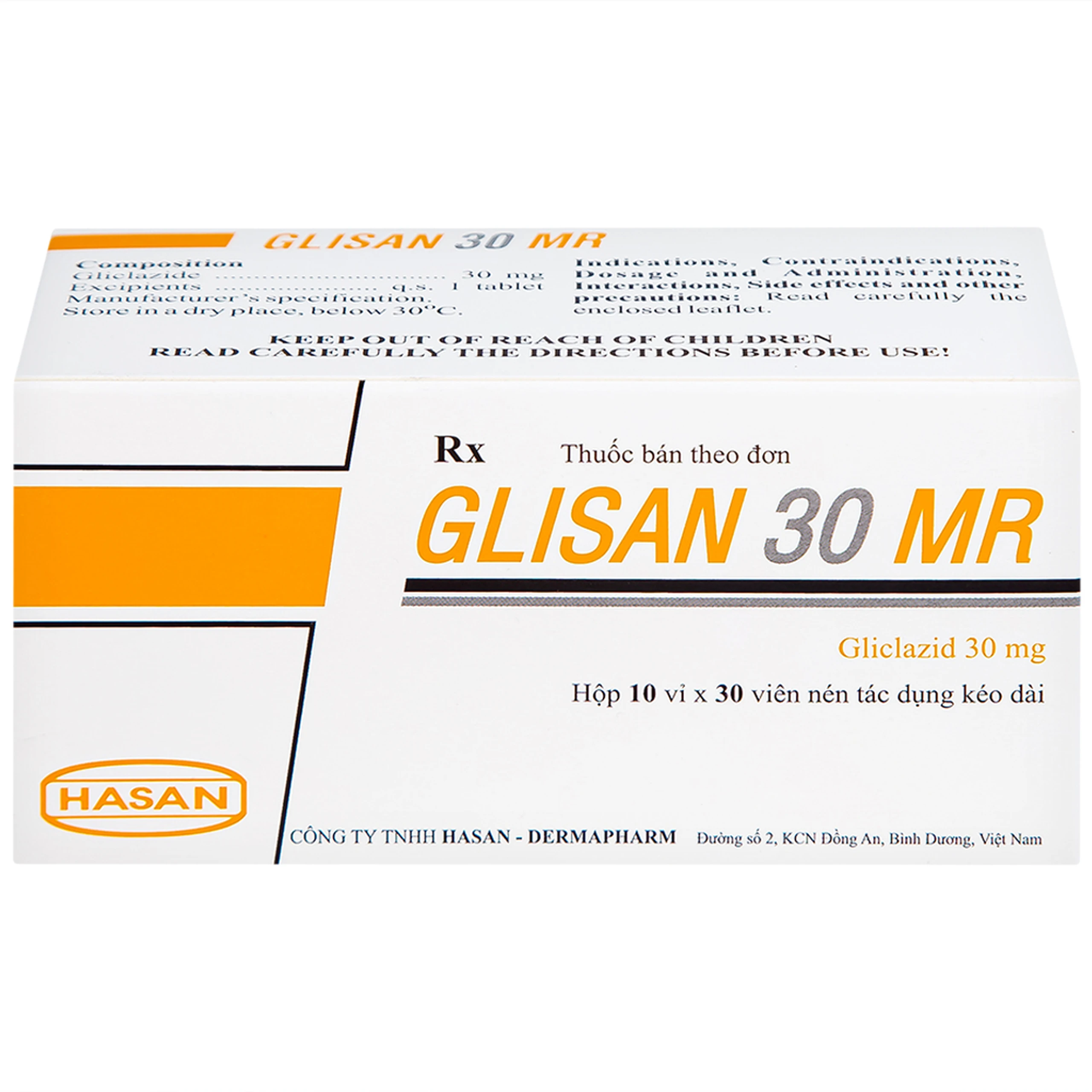 Thuốc Glisan 30 MR Hasan điều trị đái tháo đường típ 2 (10 vỉ x 30 viên) 4