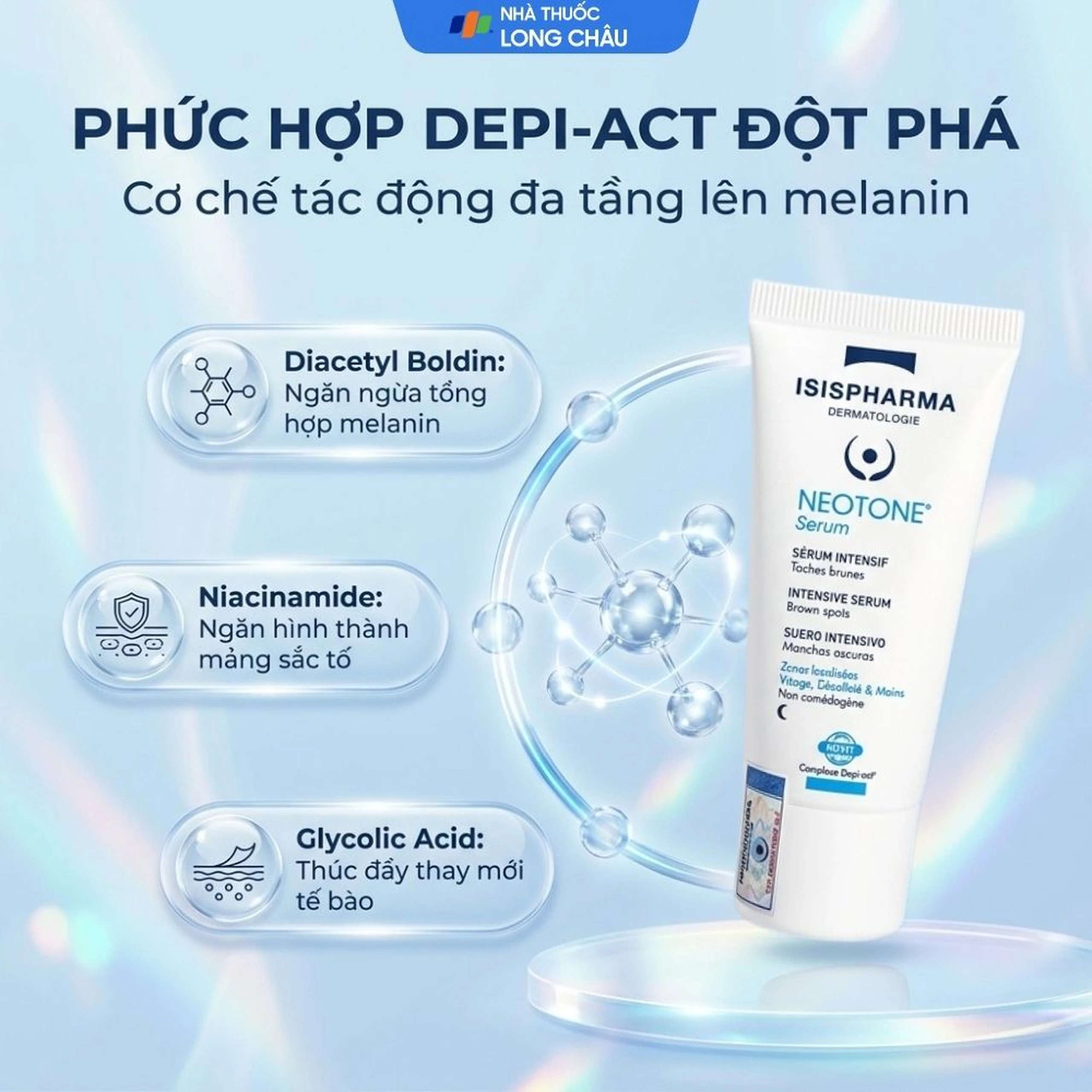 Tinh chất Isis Neotone Serum dưỡng trắng, ngừa nám, đồi mồi (30ml) 3