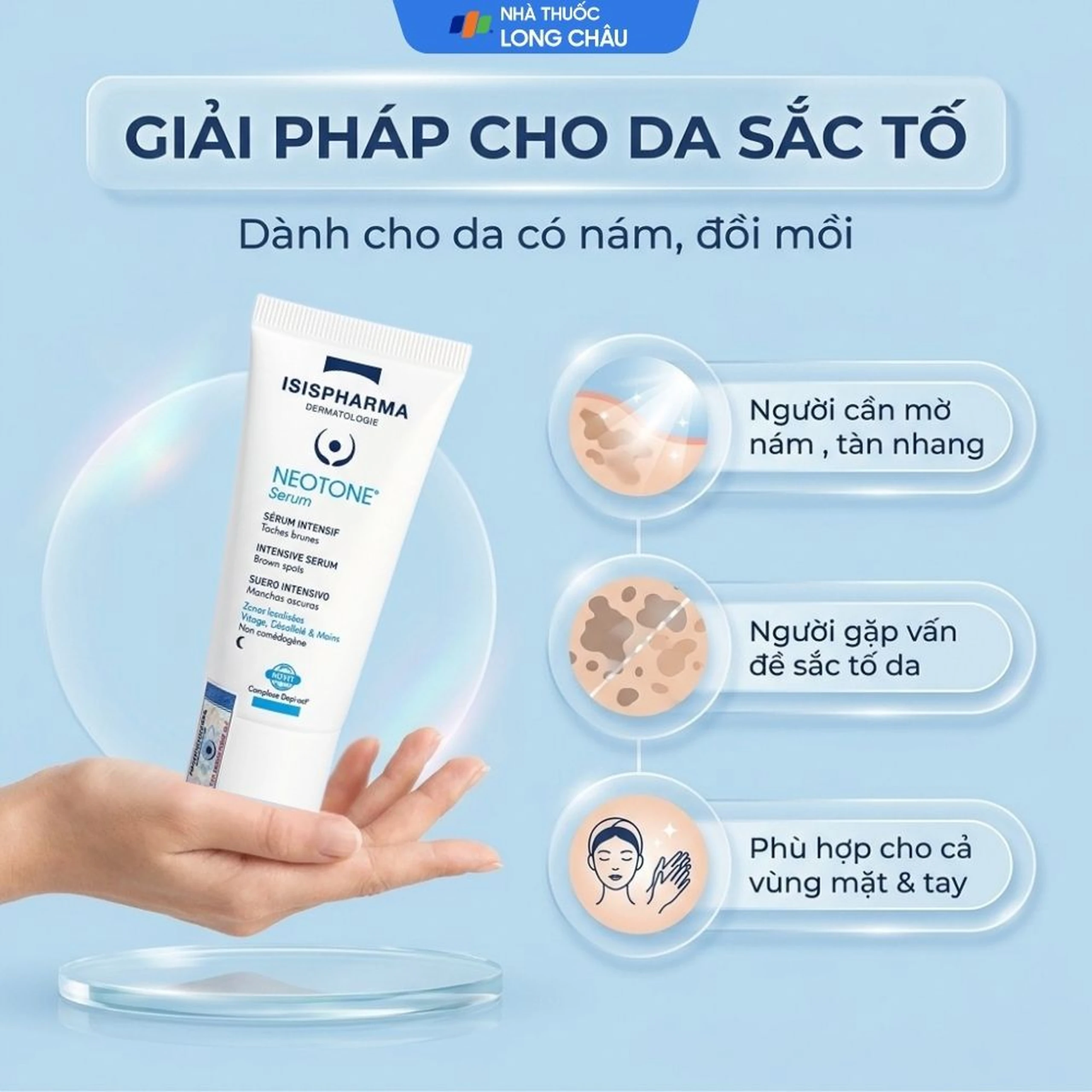 Tinh chất Isis Neotone Serum dưỡng trắng, ngừa nám, đồi mồi (30ml) 4