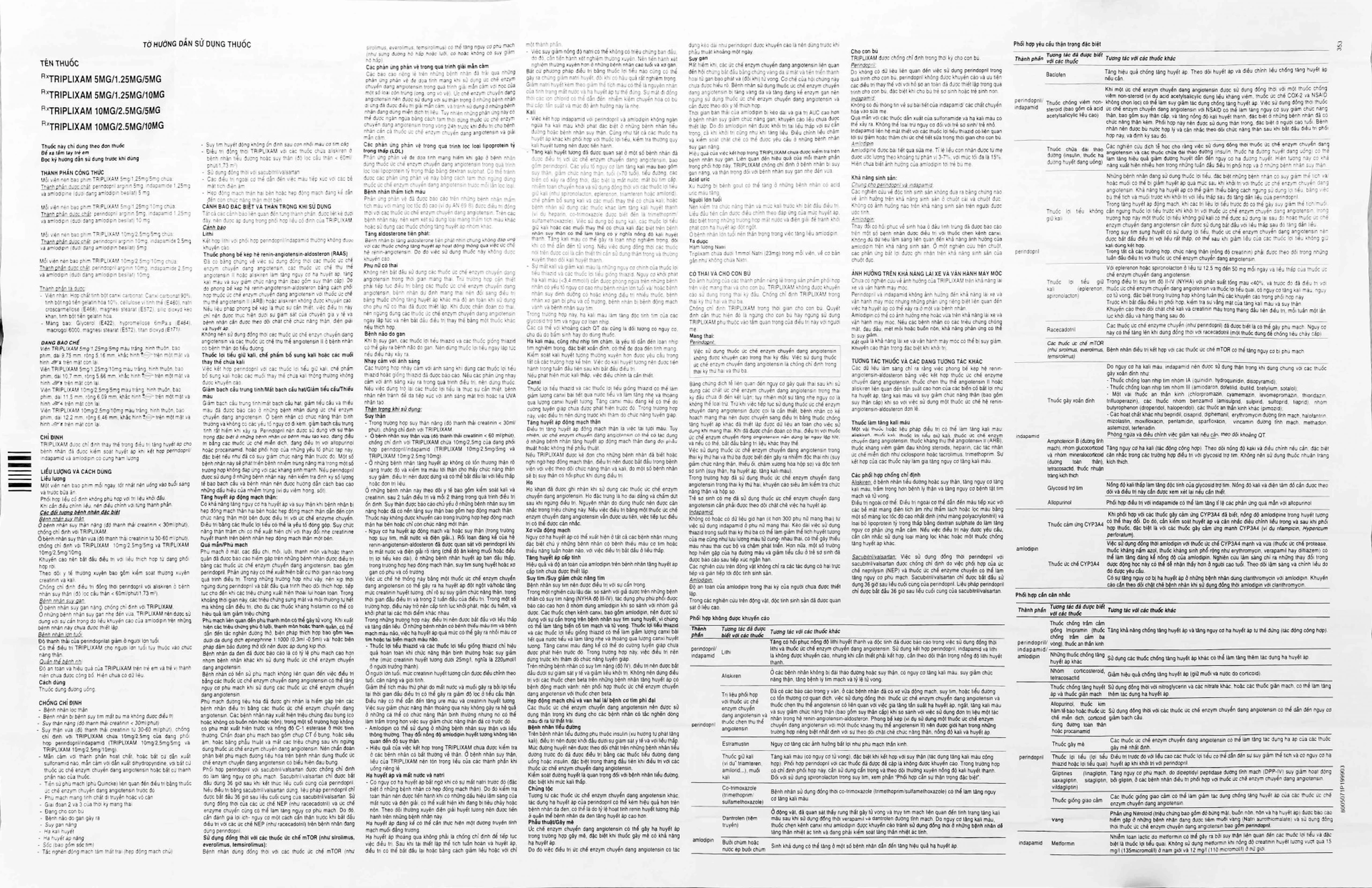 Thuốc Triplixam 5mg/1.25mg/10mg Servier điều trị tăng huyết áp (30 viên)