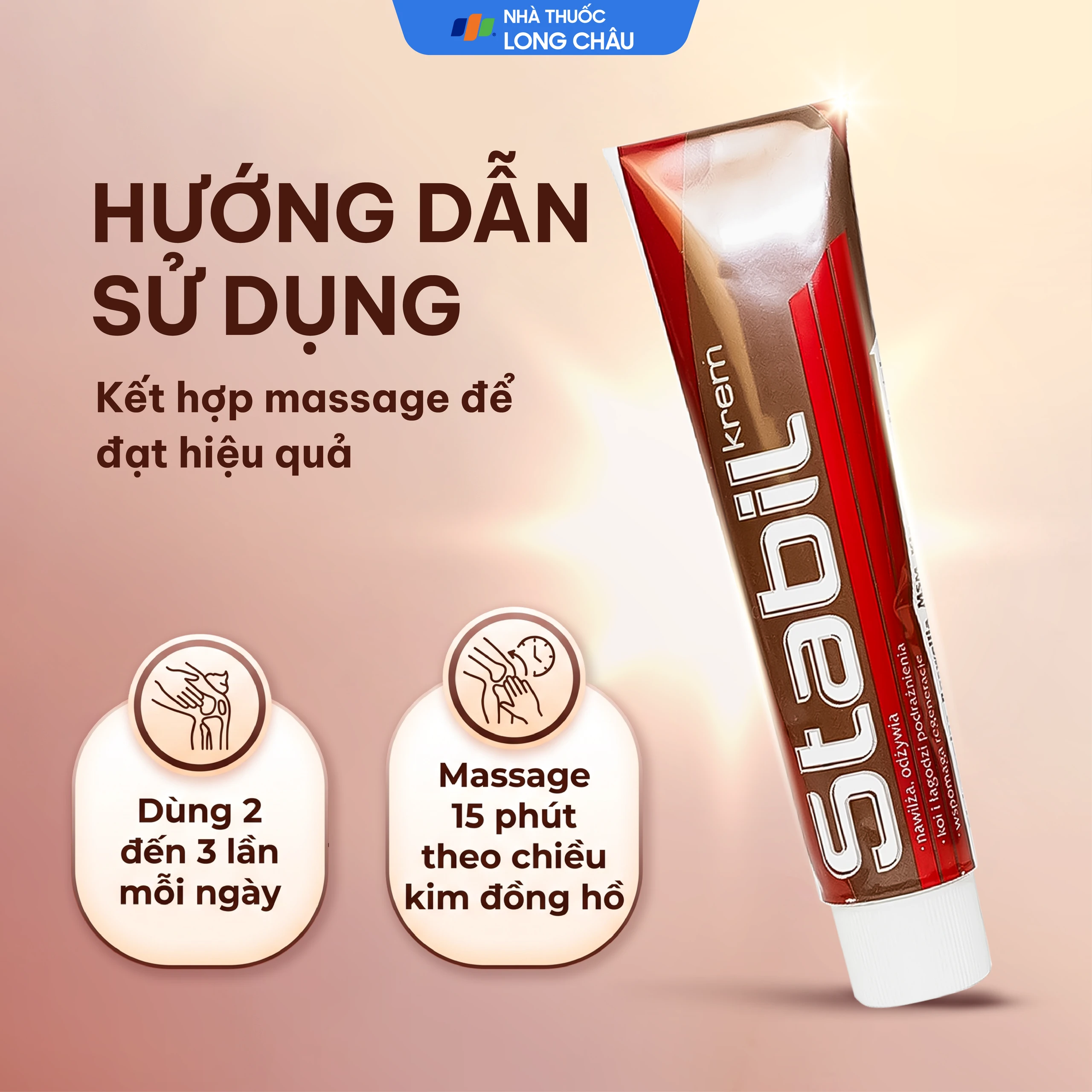 Kem bôi Stabil Krem Aflofarm vùng khớp giảm đau, kháng viêm (75g) 5