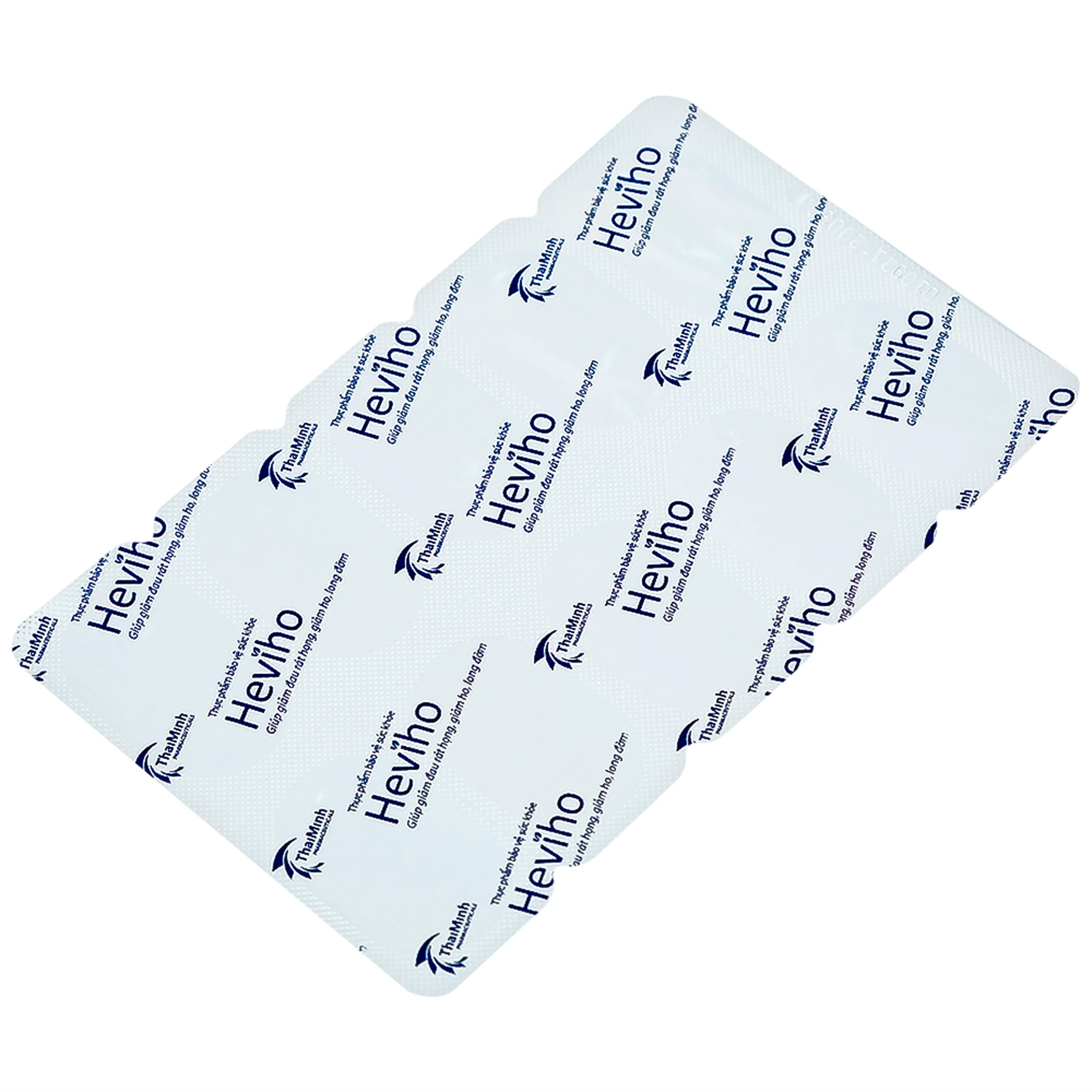 Viên uống giảm ho long đờm Heviho Thái Minh (2 vỉ x 10 viên)