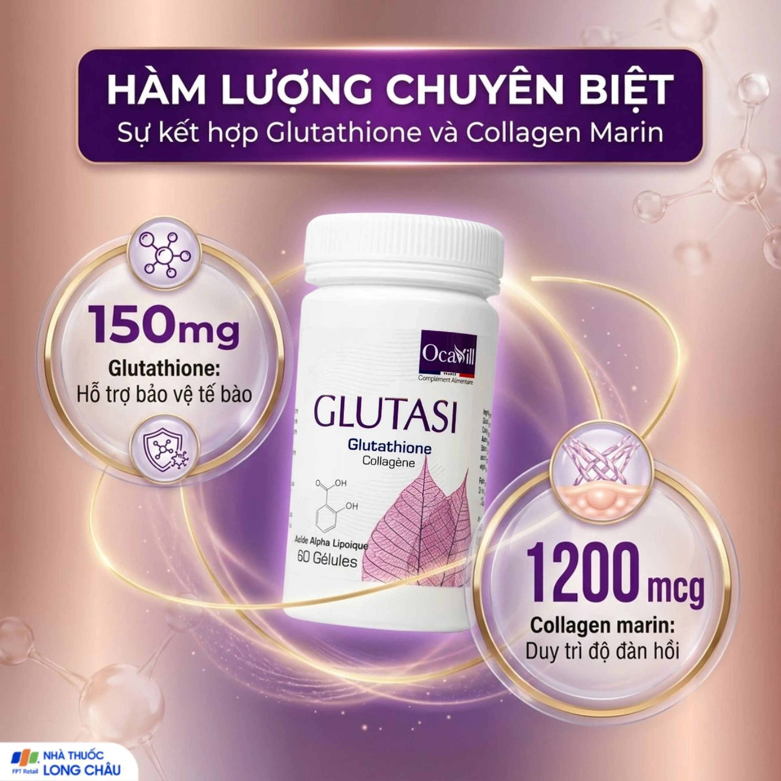thuốc uống glutathione Glutasi Glutathione Phytextra (60v)