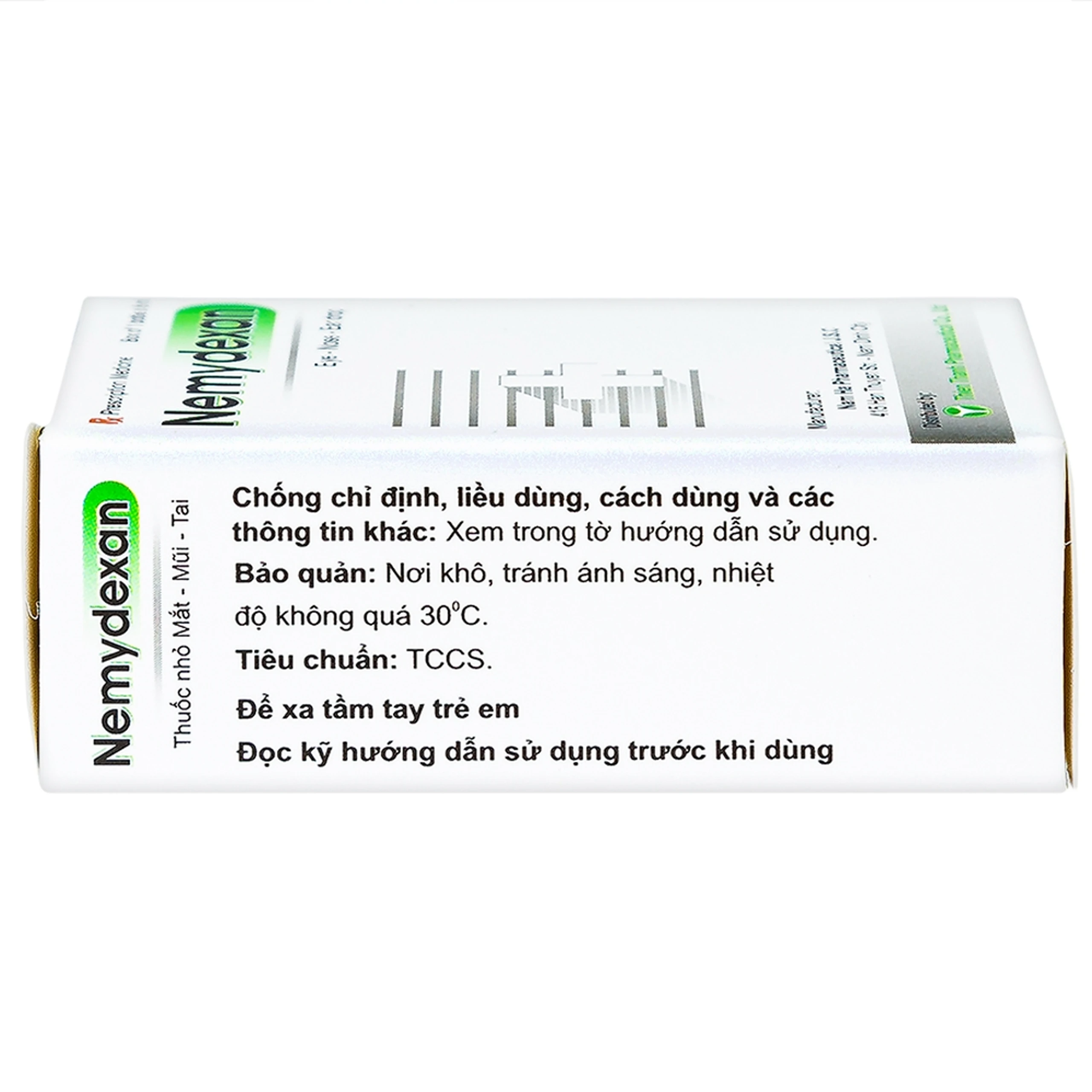Thuốc nhỏ mắt mũi tai Nemydexan Nam Hà điều trị viêm kết mạc, viêm mũi, viêm tai ngoài (8ml)
