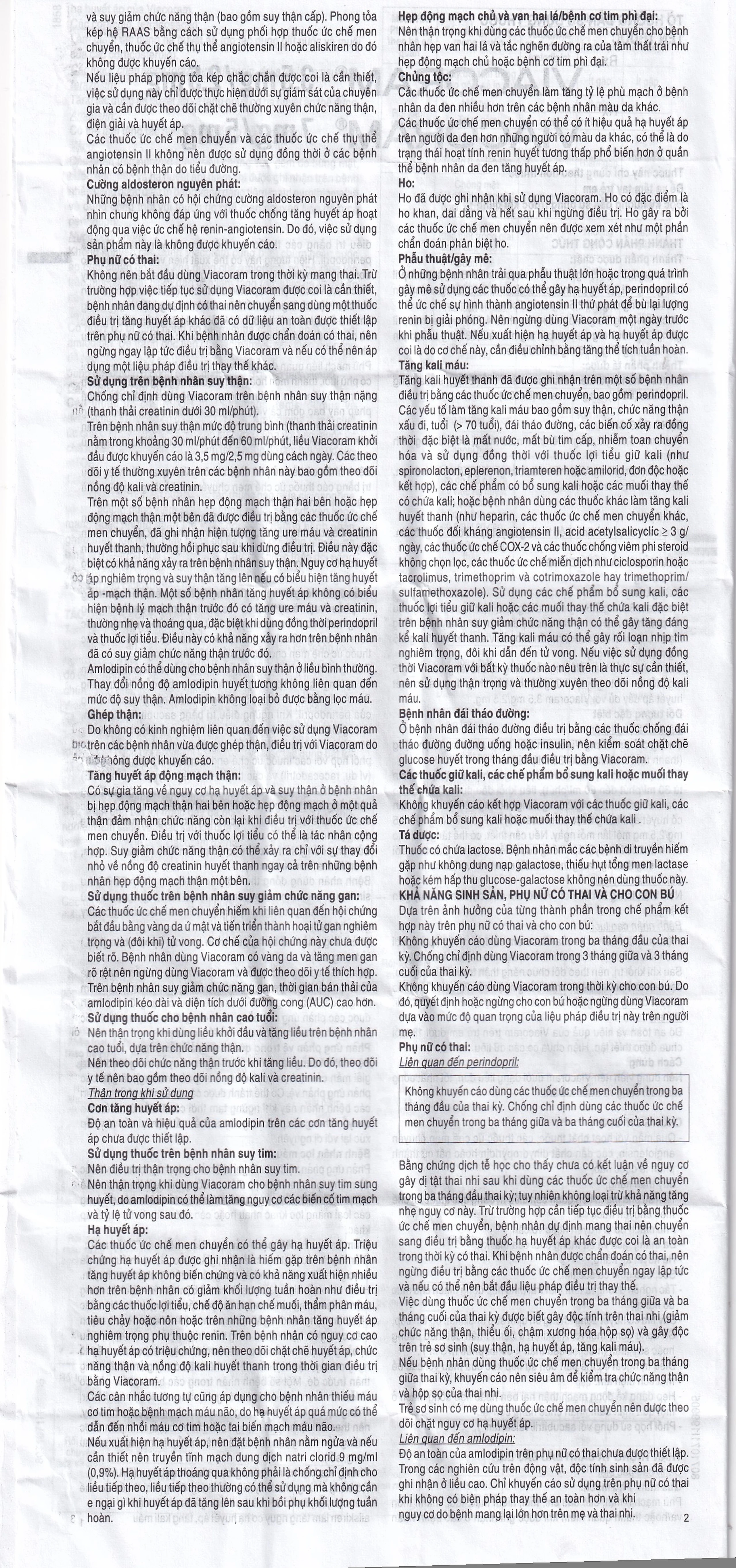 Thuốc Viacoram 3.5mg/2.5mg Servier điều trị tăng huyết áp vô căn (30 viên)