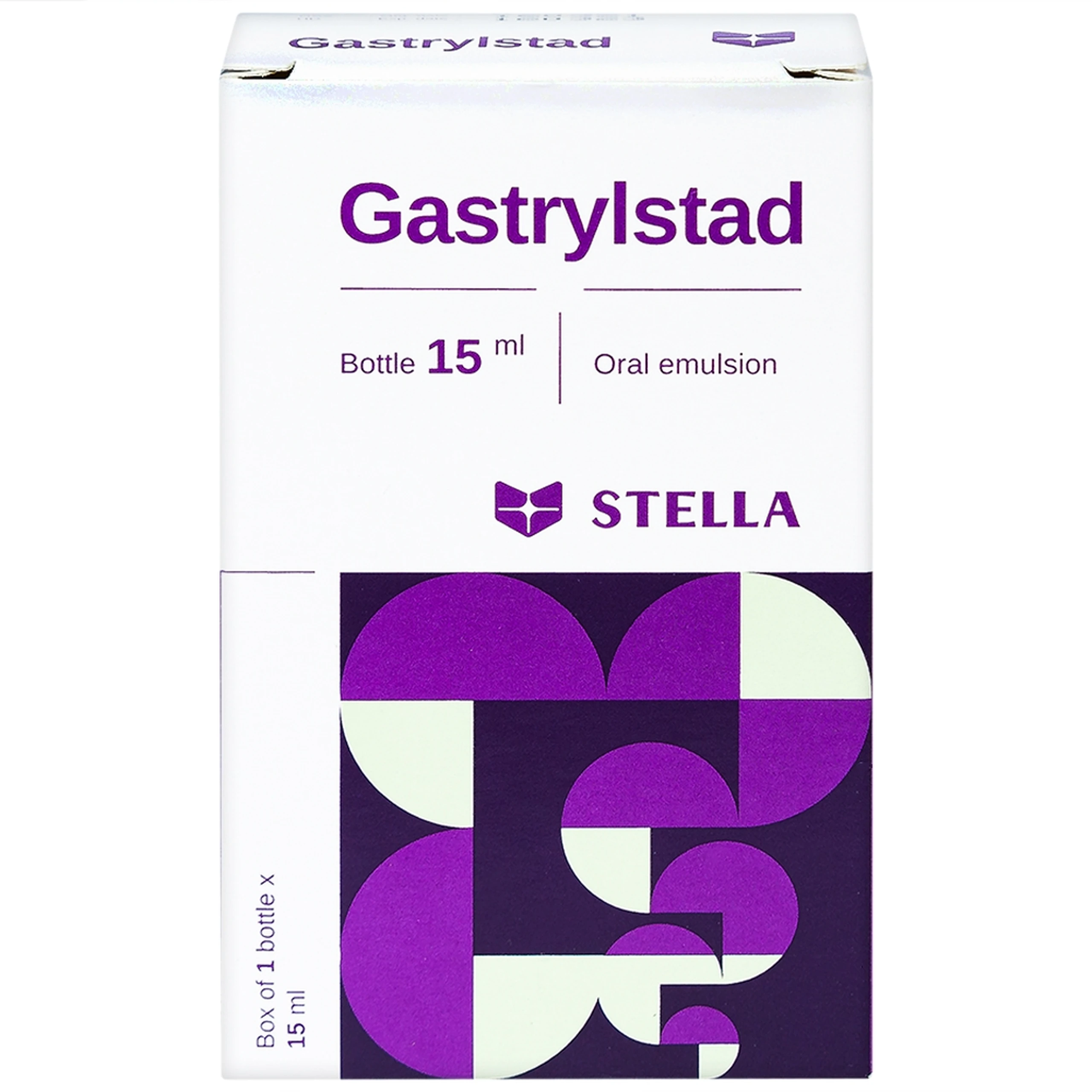 Hỗn dịch Gastrylstad Stella điều trị khó tiêu, trào ngược dạ dày, thực quản (15ml)