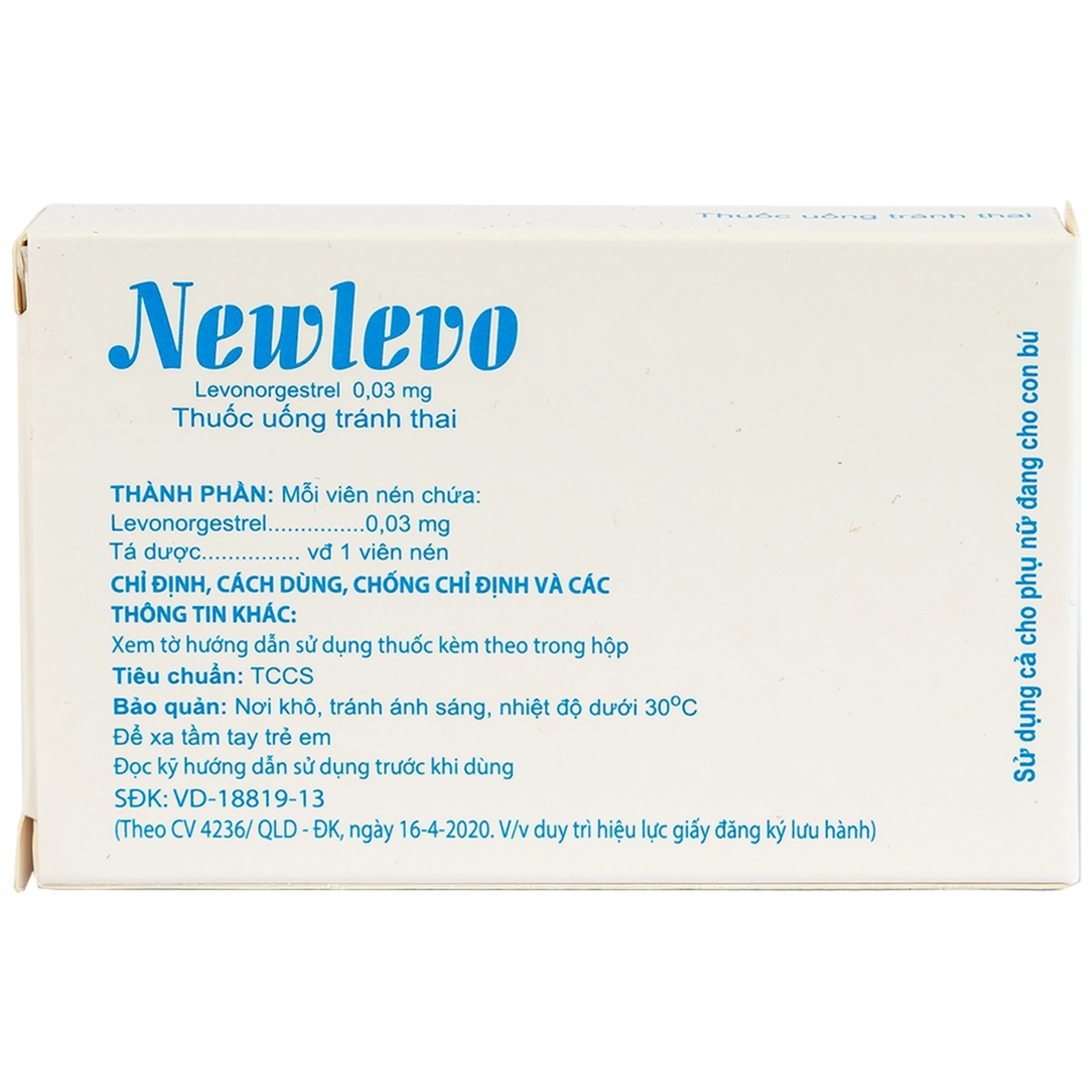 Thuốc tránh thai hằng ngày Newlevo Babiophar (1 vỉ x 28 viên)
