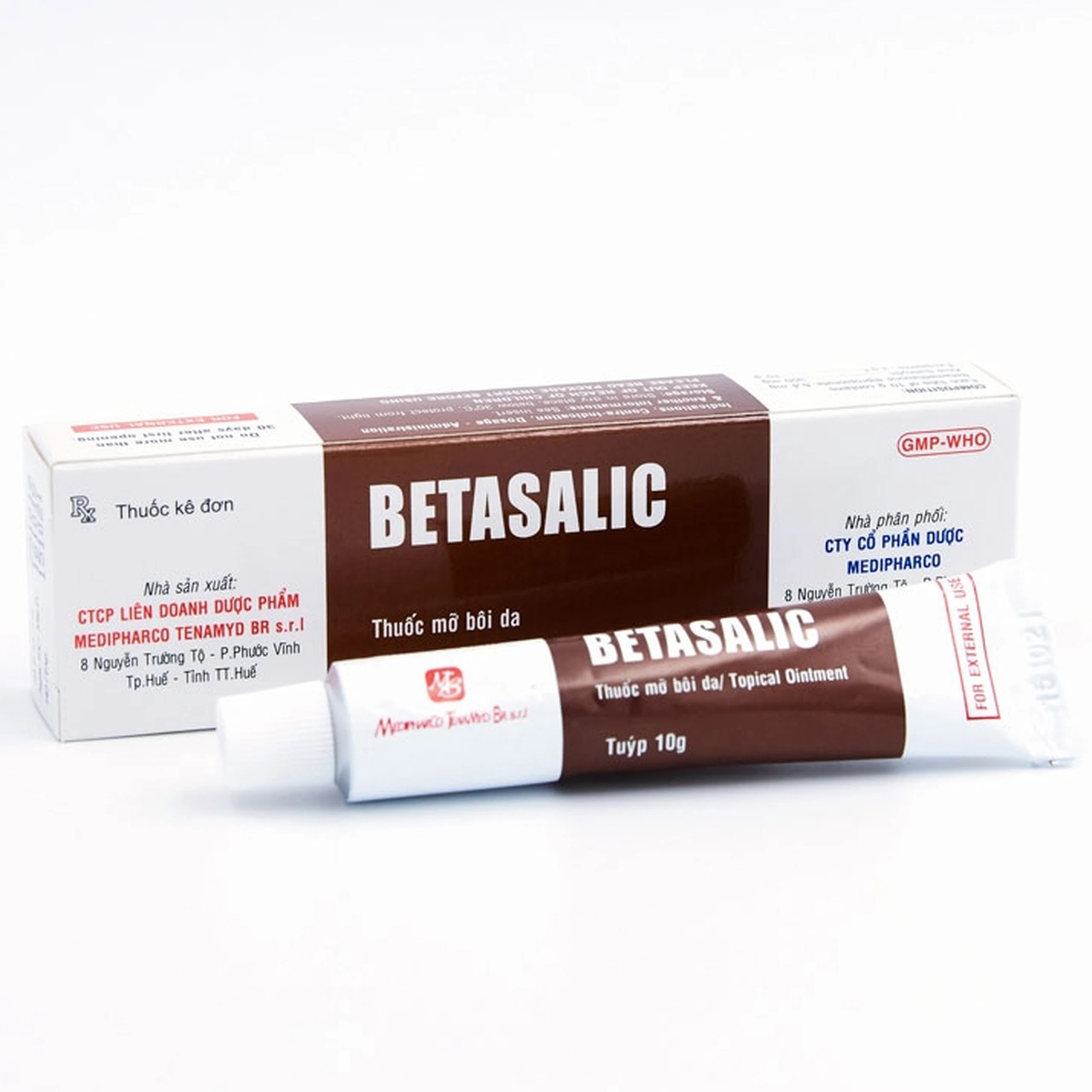 Thuốc mỡ Betasalic Medipharco điều trị các bệnh viêm da (10g)