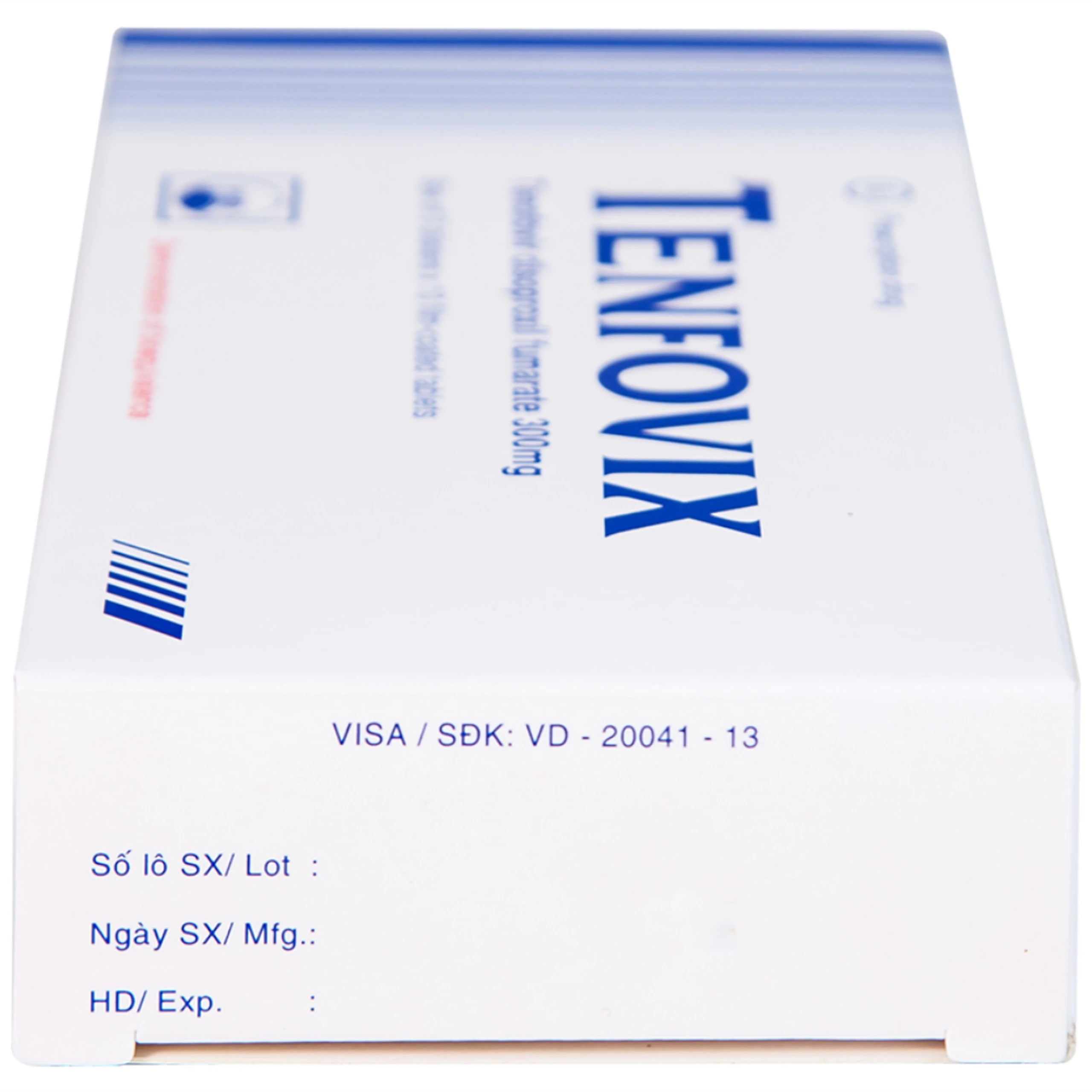 Thuốc Tenfovix điều trị nhiễm HIV, viêm gan siêu vi B (3 vỉ x 10 viên)