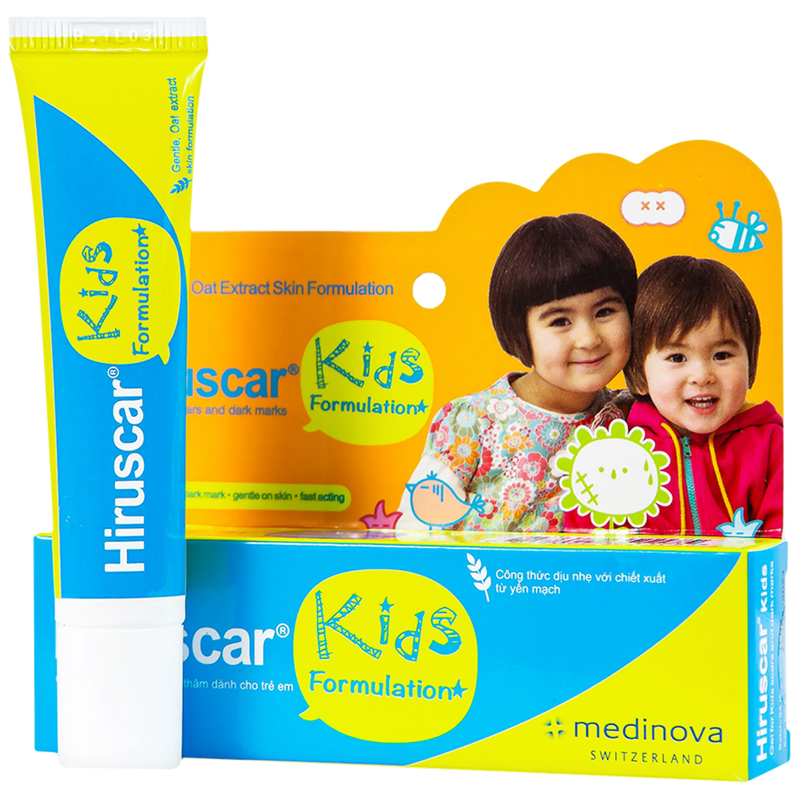 Gel bôi sẹo cho bé Hiruscar Kids Medinova (10g)