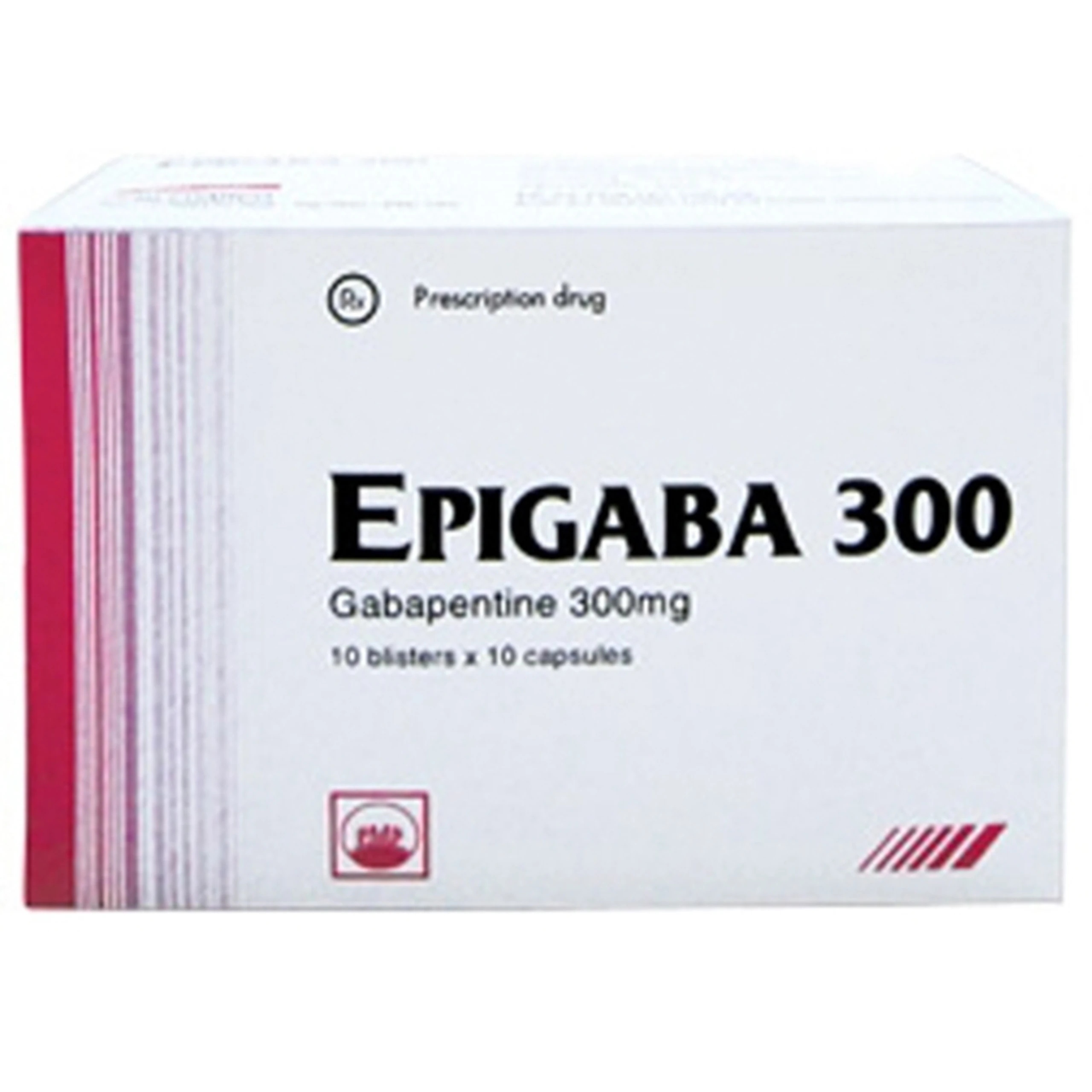Thuốc Epigaba 300 Pymepharco điều trị động kinh (10 vỉ x 10 viên) 1