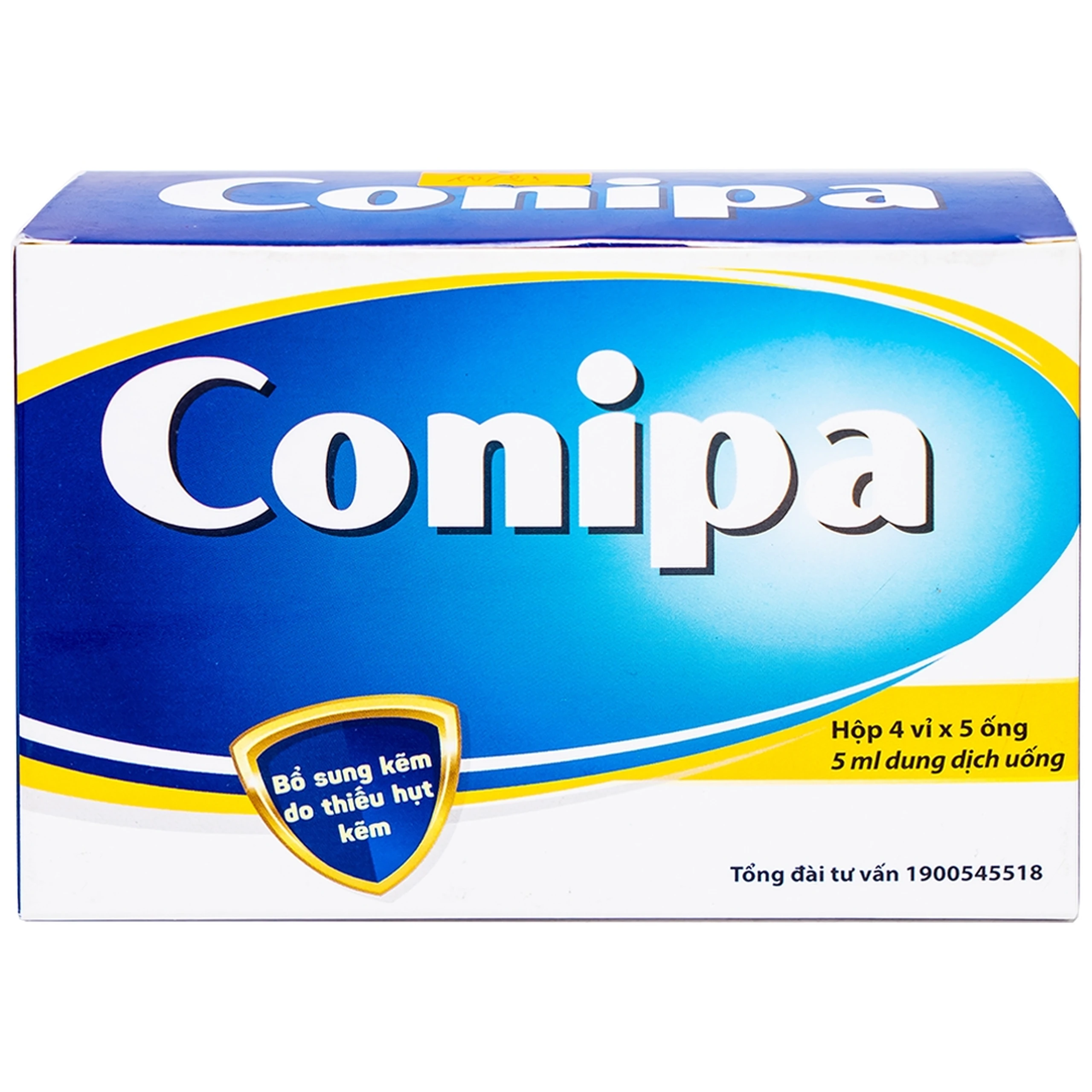Dung dịch bổ sung kẽm Conipa CPC1 Hà Nội (4 vỉ x 5 ống)