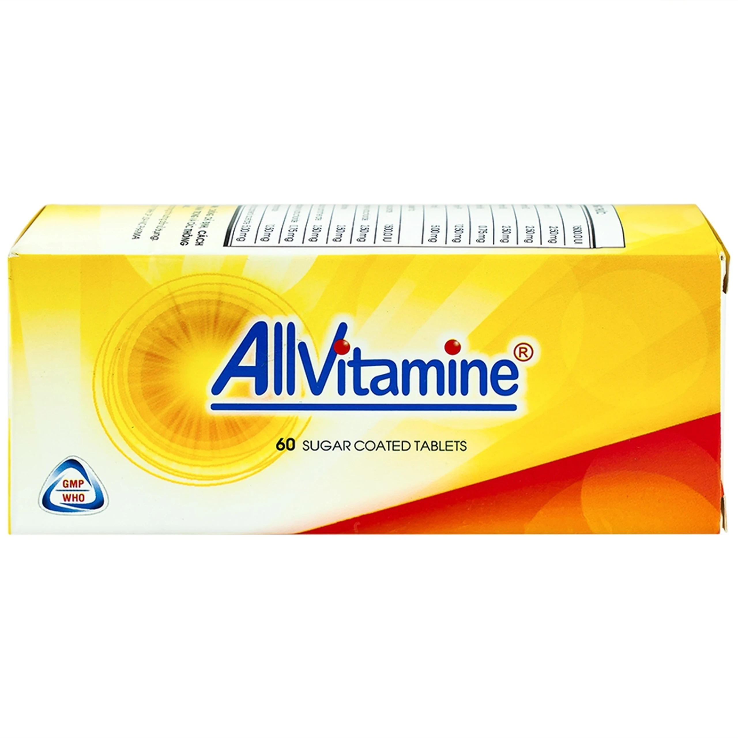 Thuốc Allvitamine bổ sung Vitamin (6 vỉ x 10 viên)