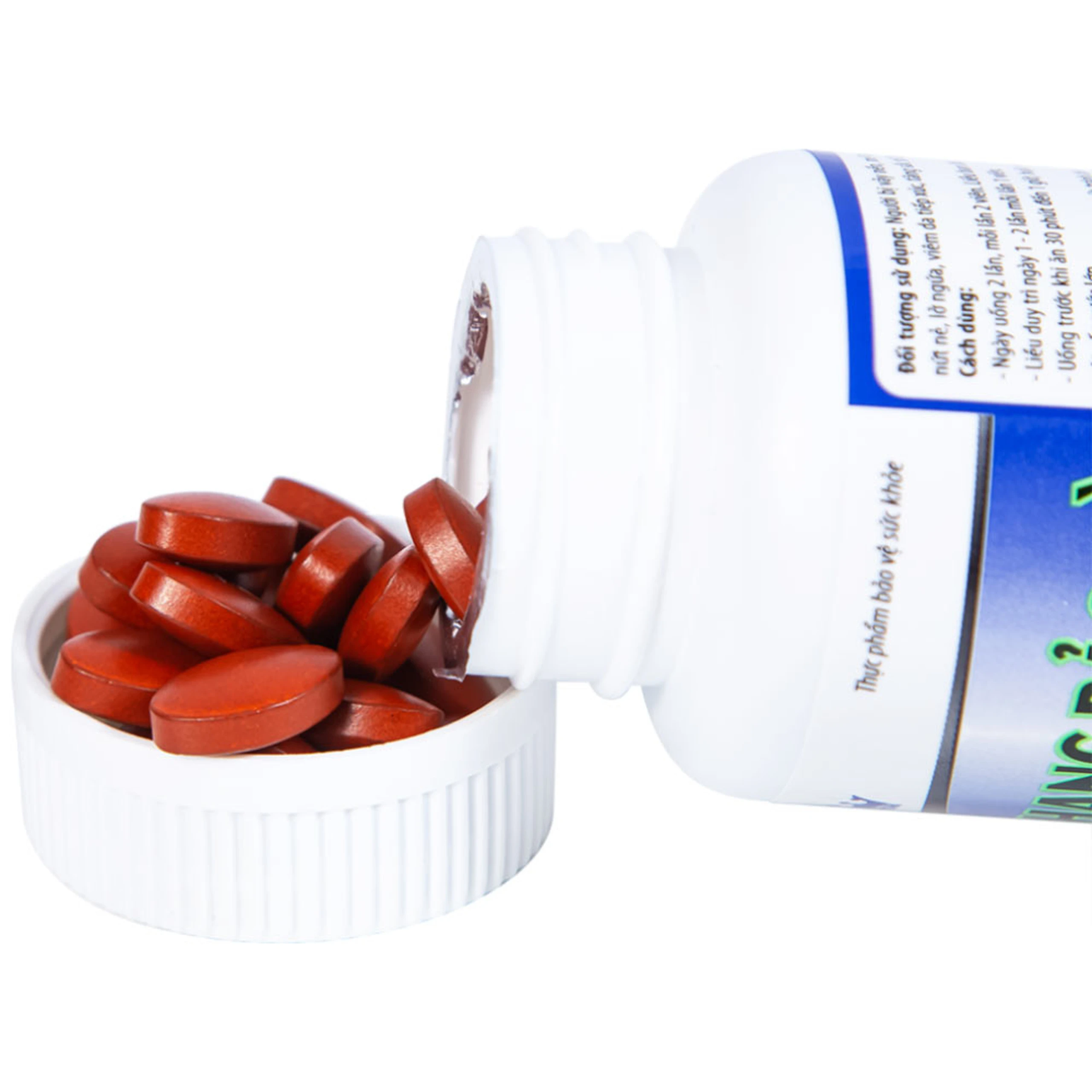 Viên uống hỗ trợ giảm mụn nhọt, da khô, nứt nẻ, lở ngứa của bệnh vảy nến Khang Bảo Bì Kingphar (60 viên)