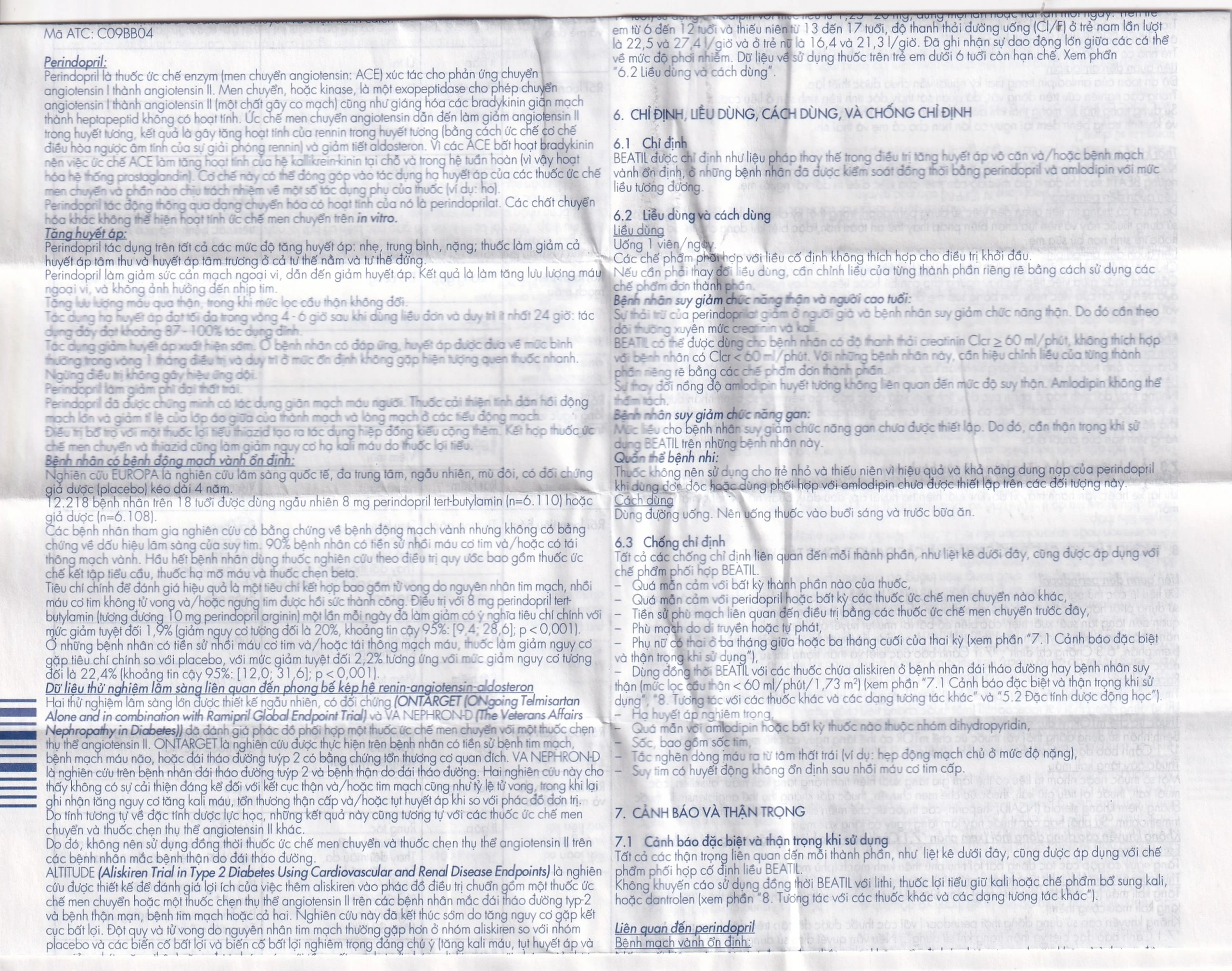 Thuốc Beatil 4mg/5mg Gedeon điều trị tăng huyết áp vô căn, bệnh mạch vành ổn định (3 vỉ x 10 viên)