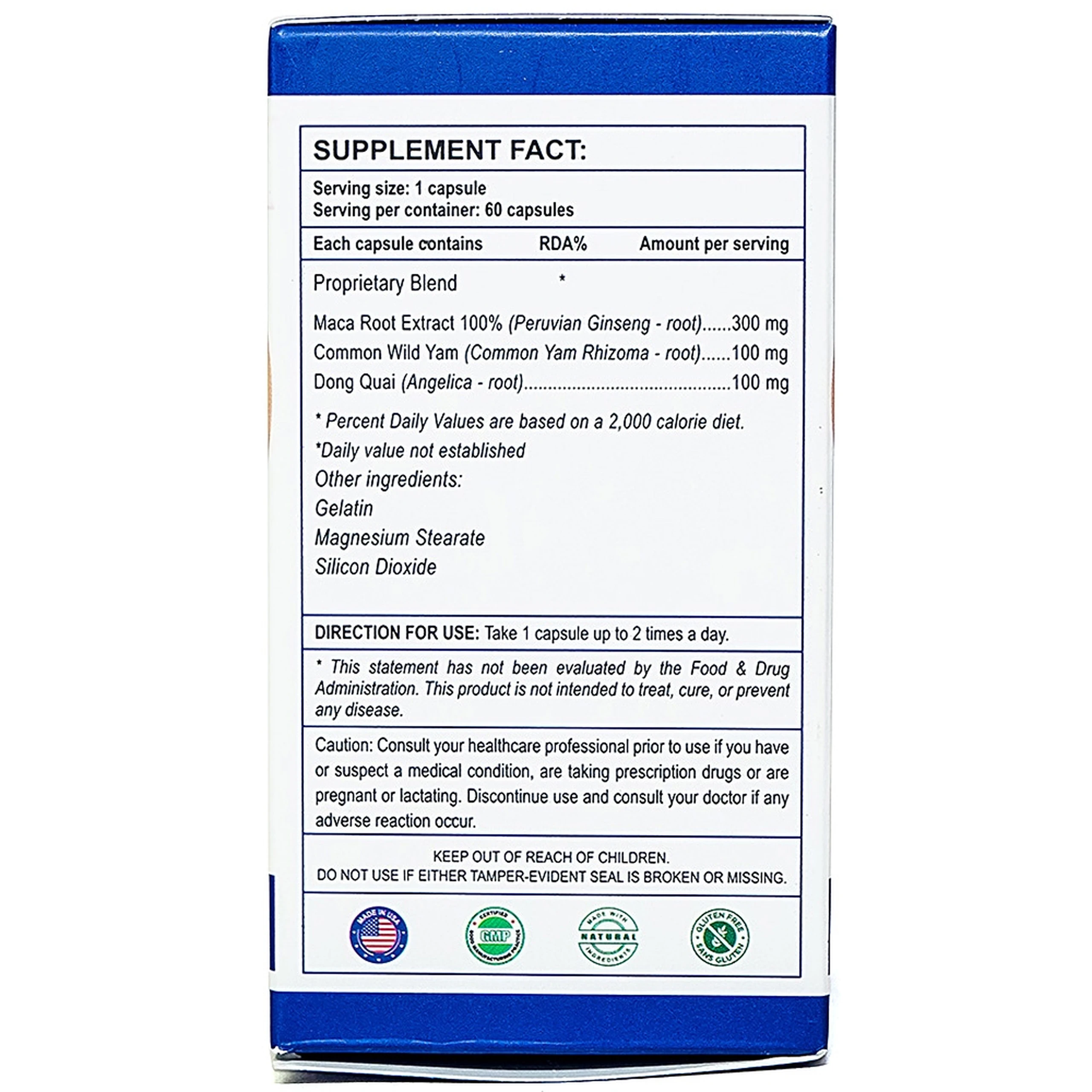 Viên uống hỗ trợ tăng sinh lý nữ, tăng cường nội tiết tố nữ Maca F Female Empower (60 viên)