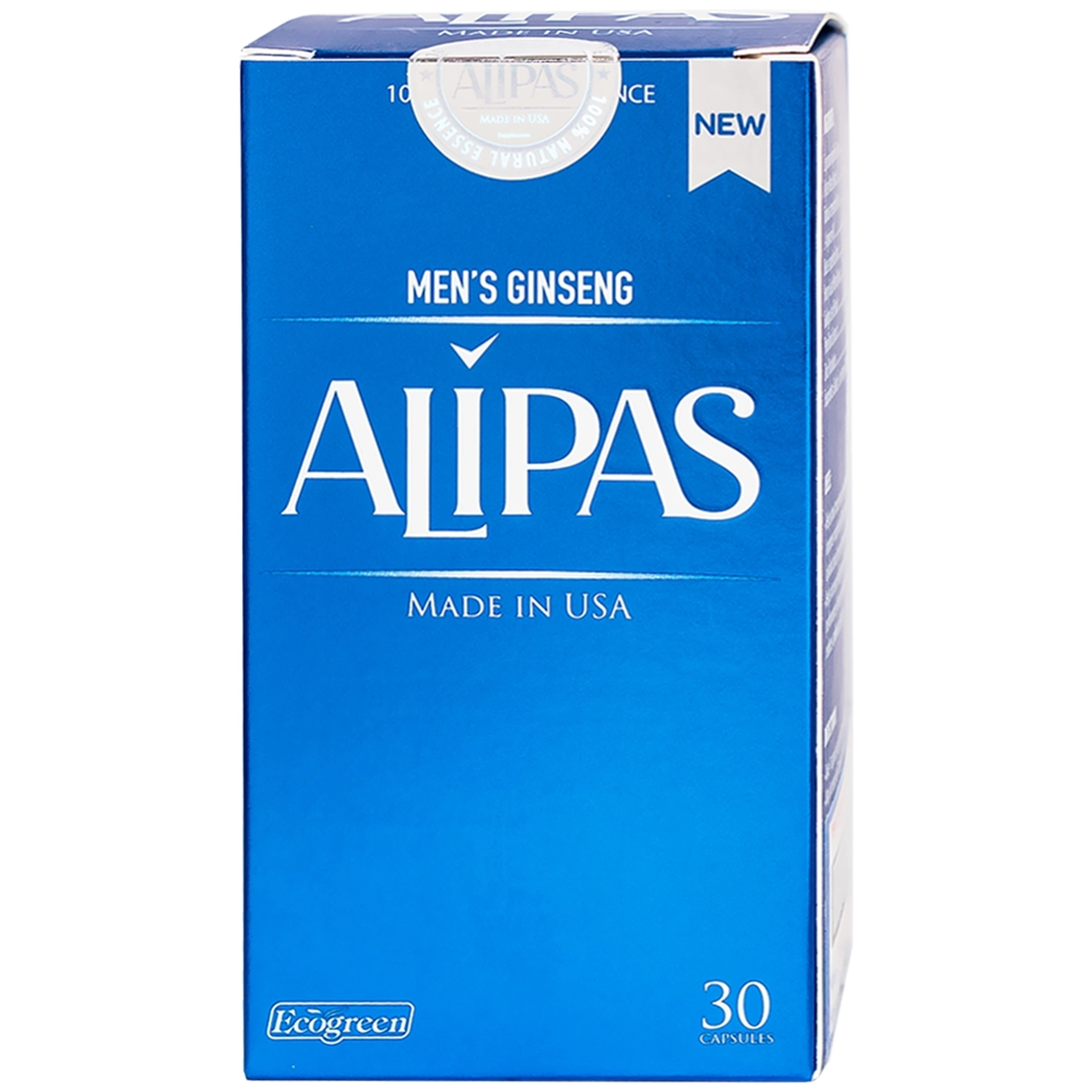 Viên uống tăng cường sinh lực phái mạnh Ecogreen Men’s Ginseng Alipas (30 viên)
