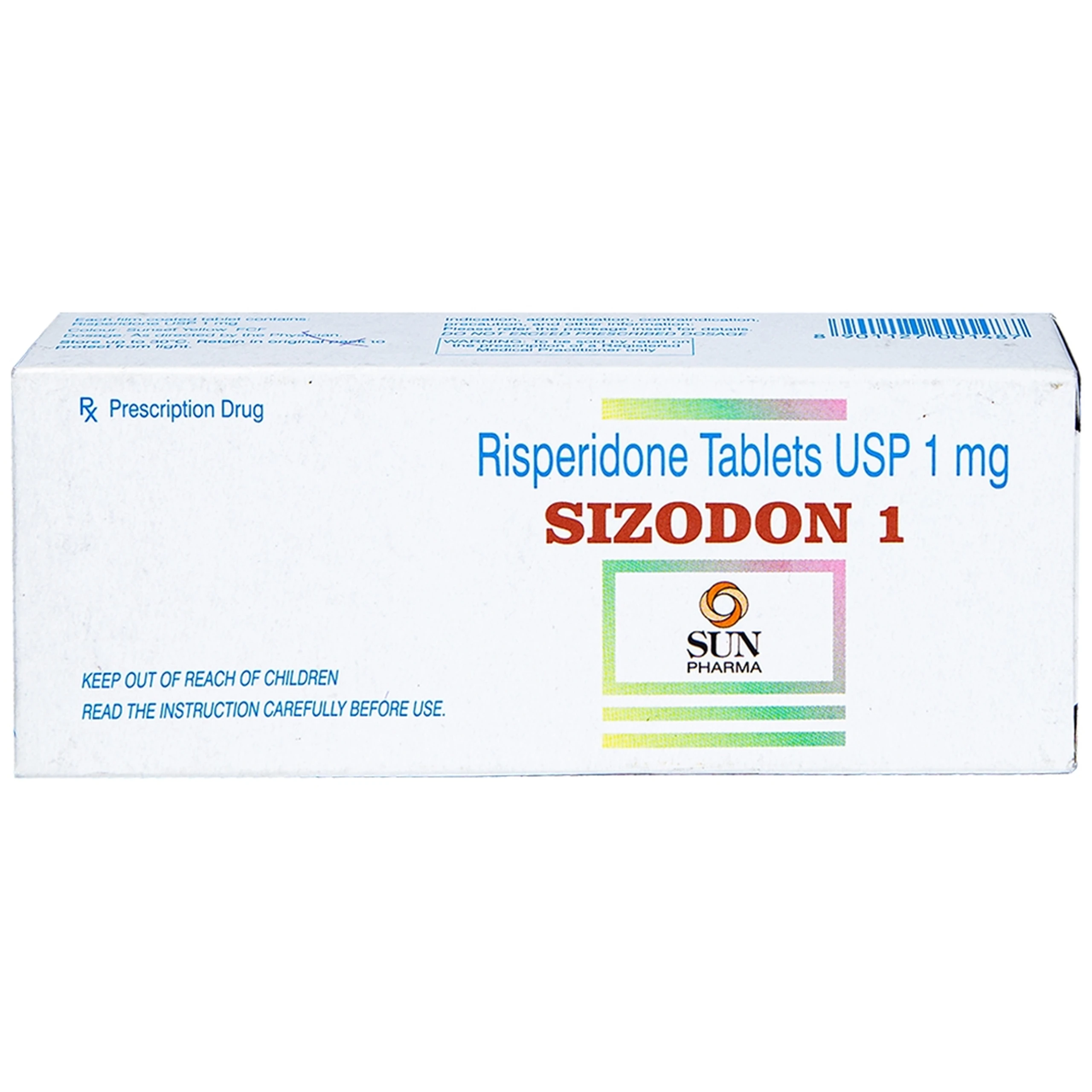 Thuốc Sizodon 1 Sunplay điều trị bệnh tâm thần phân liệt (5 vỉ x 10 viên)