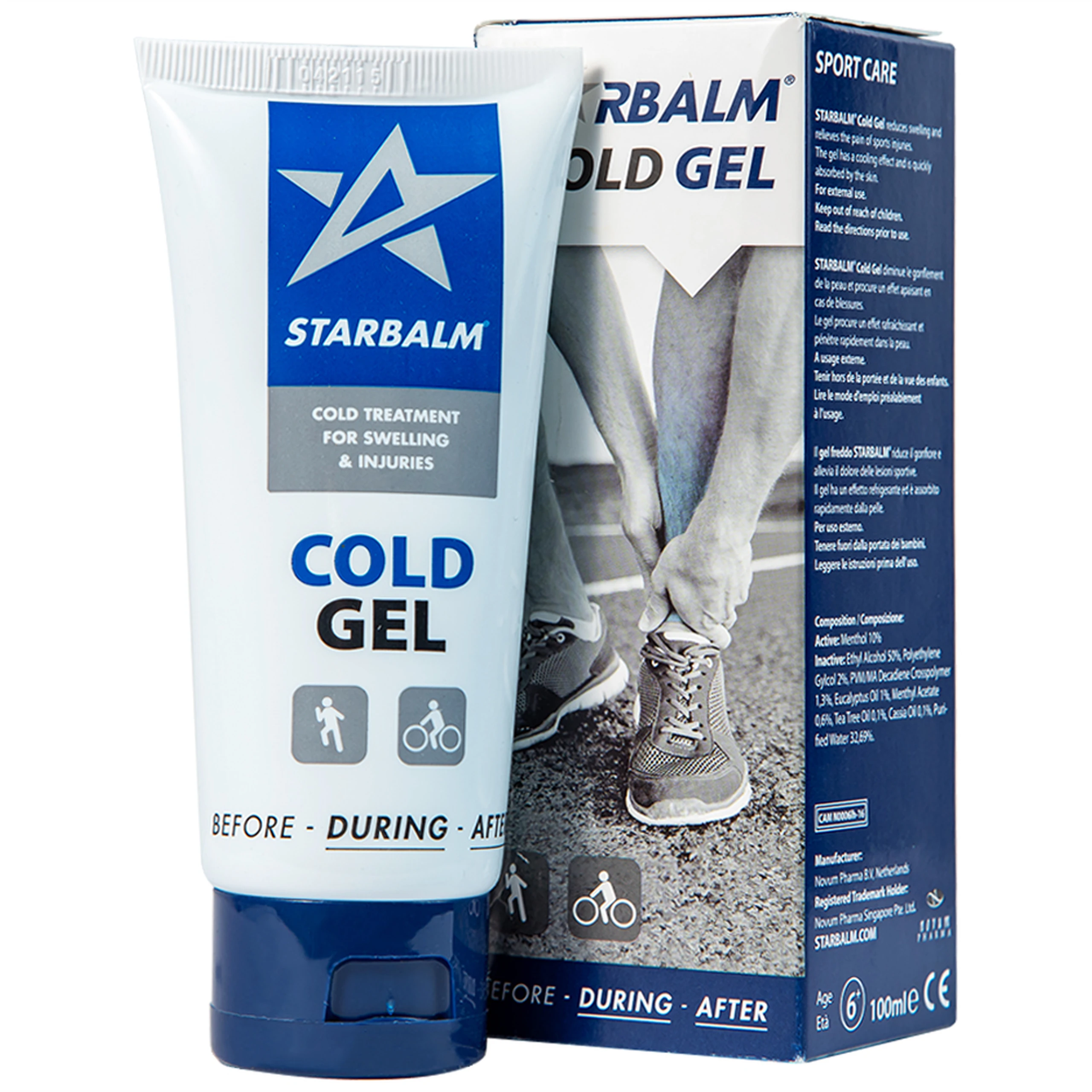 Gel lạnh giảm đau Starbalm Cold Gel 100ml giảm thâm tím, bong gân, giảm đau cơ, phục hồi chấn thương