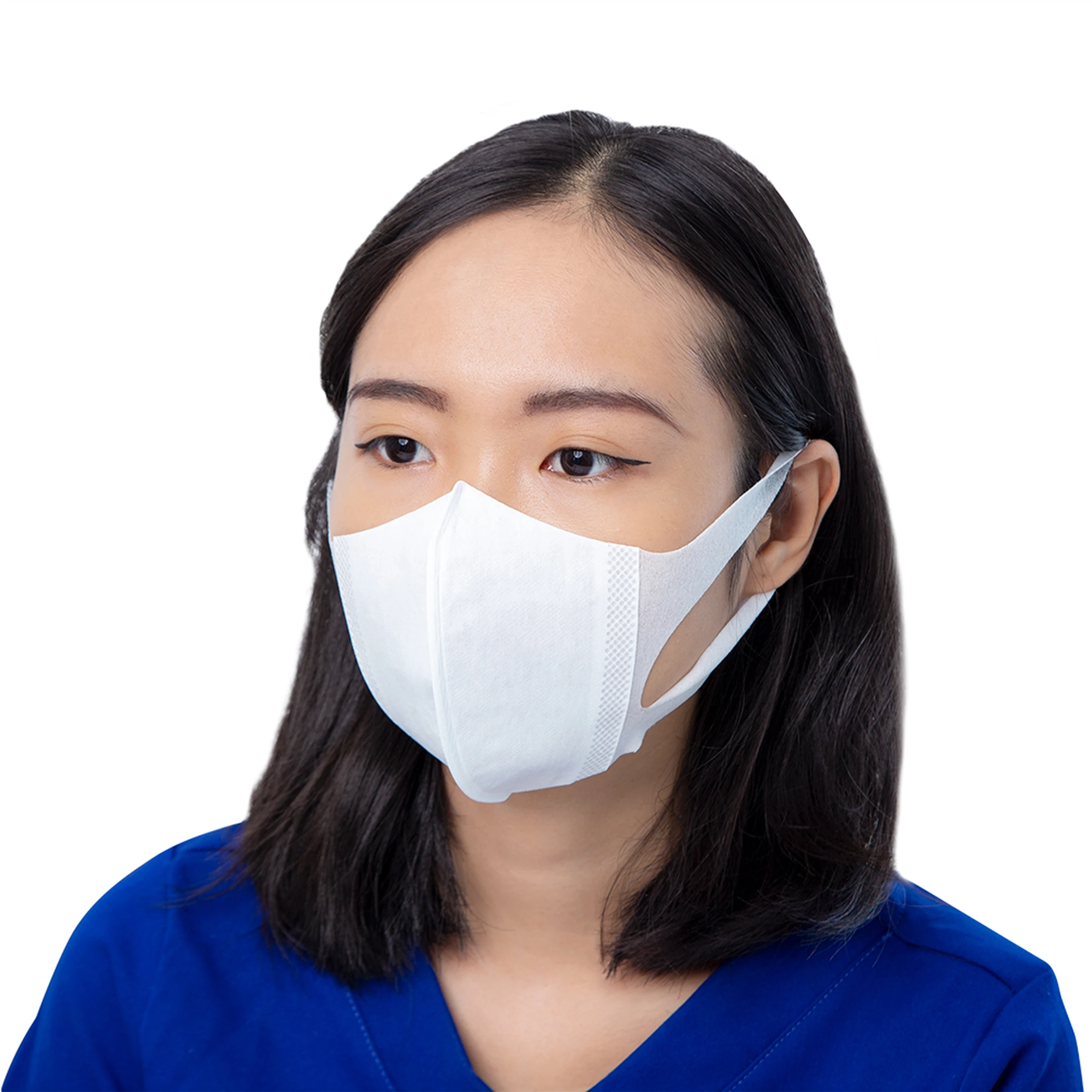 Khẩu trang Unicharm 3D Mask Super Fit màu trắng (100 cái) ôm vừa vặn, không bí thở