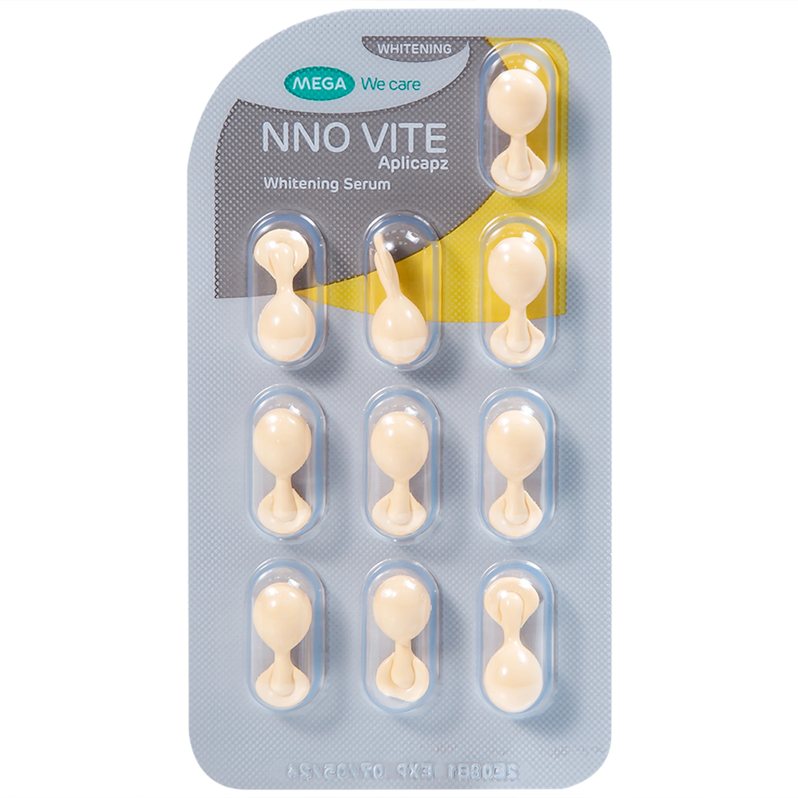 Tinh chất dưỡng da, ngừa lão hóa NNO Vite Aplicapz Whitening Serum Mega 3x10