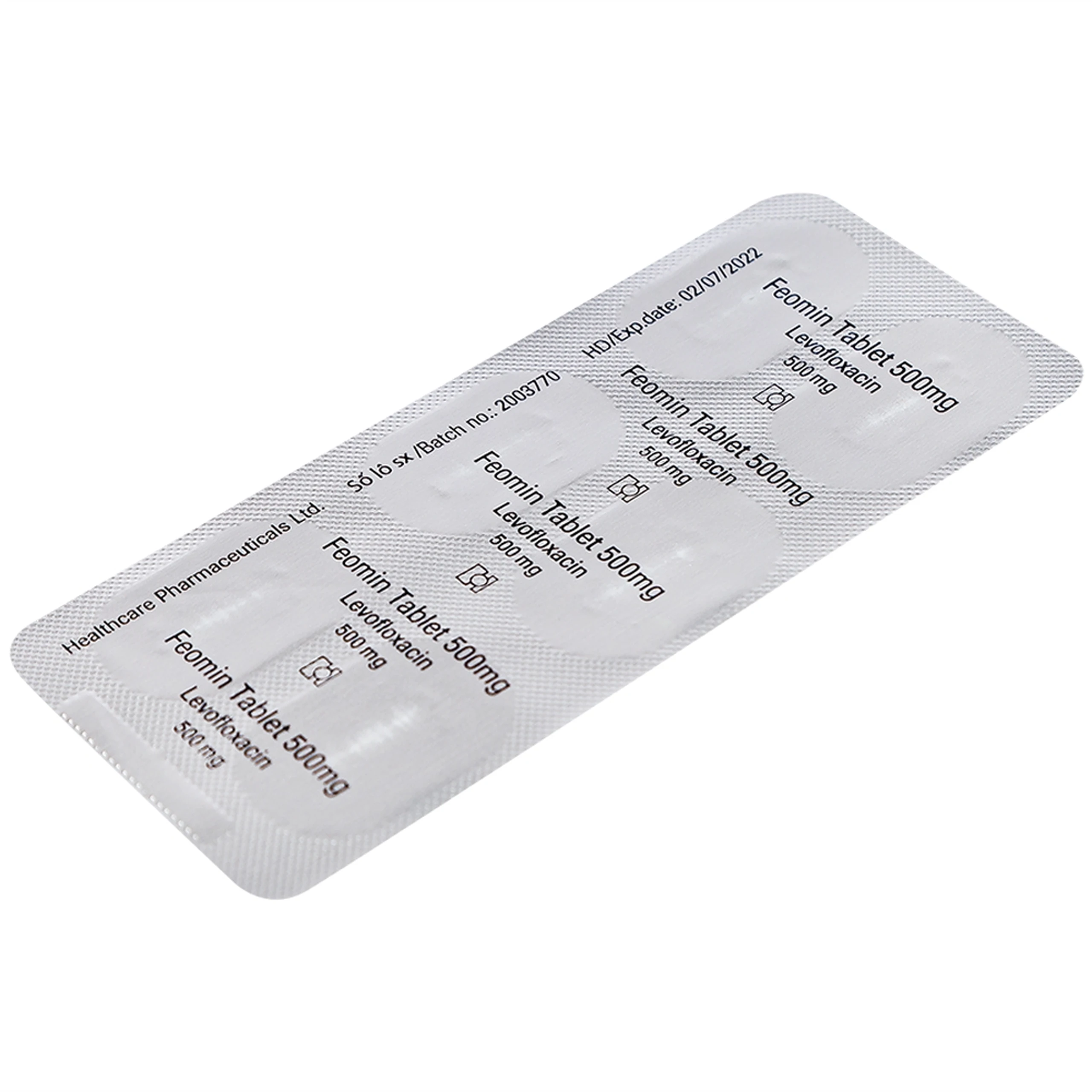Thuốc Feomin 500mg General Pharm điều trị nhiễm khuẩn (6 vỉ x 4 viên)