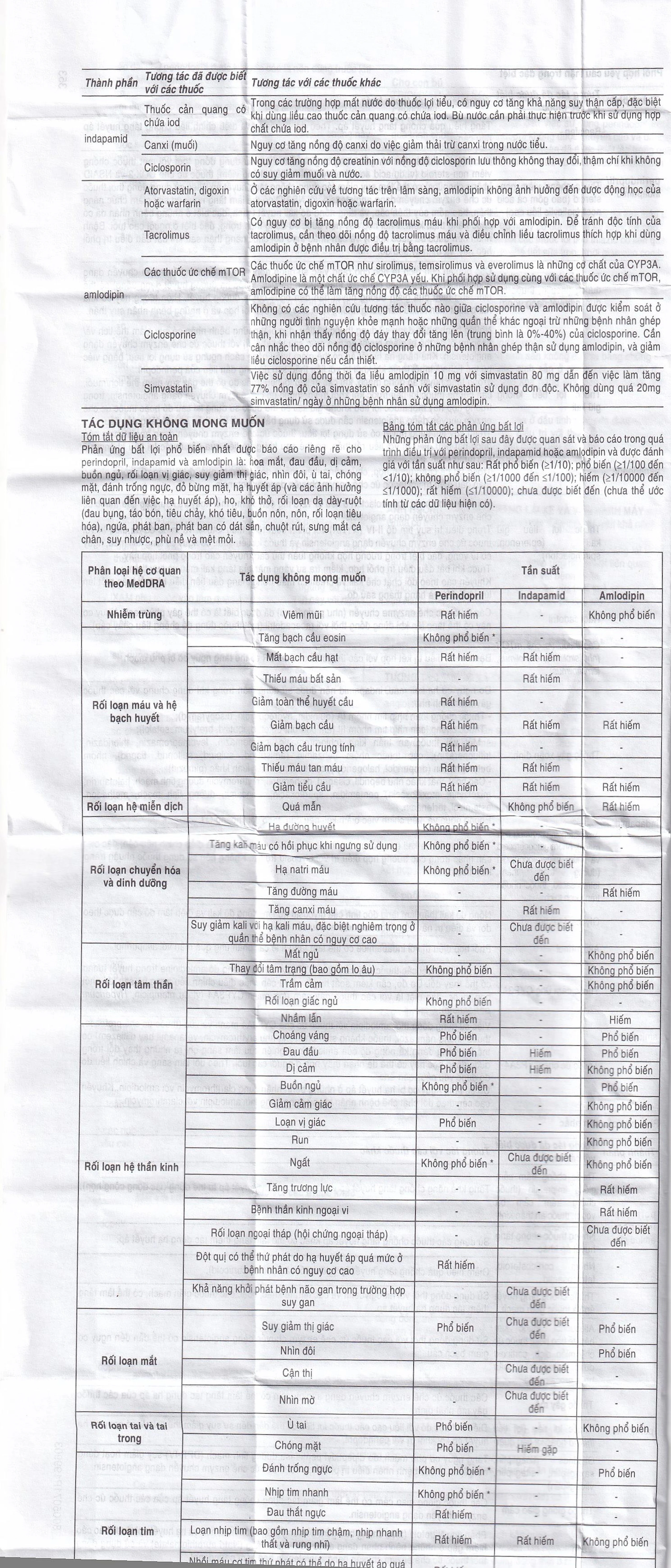 Thuốc Triplixam 5mg/1.25mg/5mg Servier điều trị tăng huyết áp (30 viên)