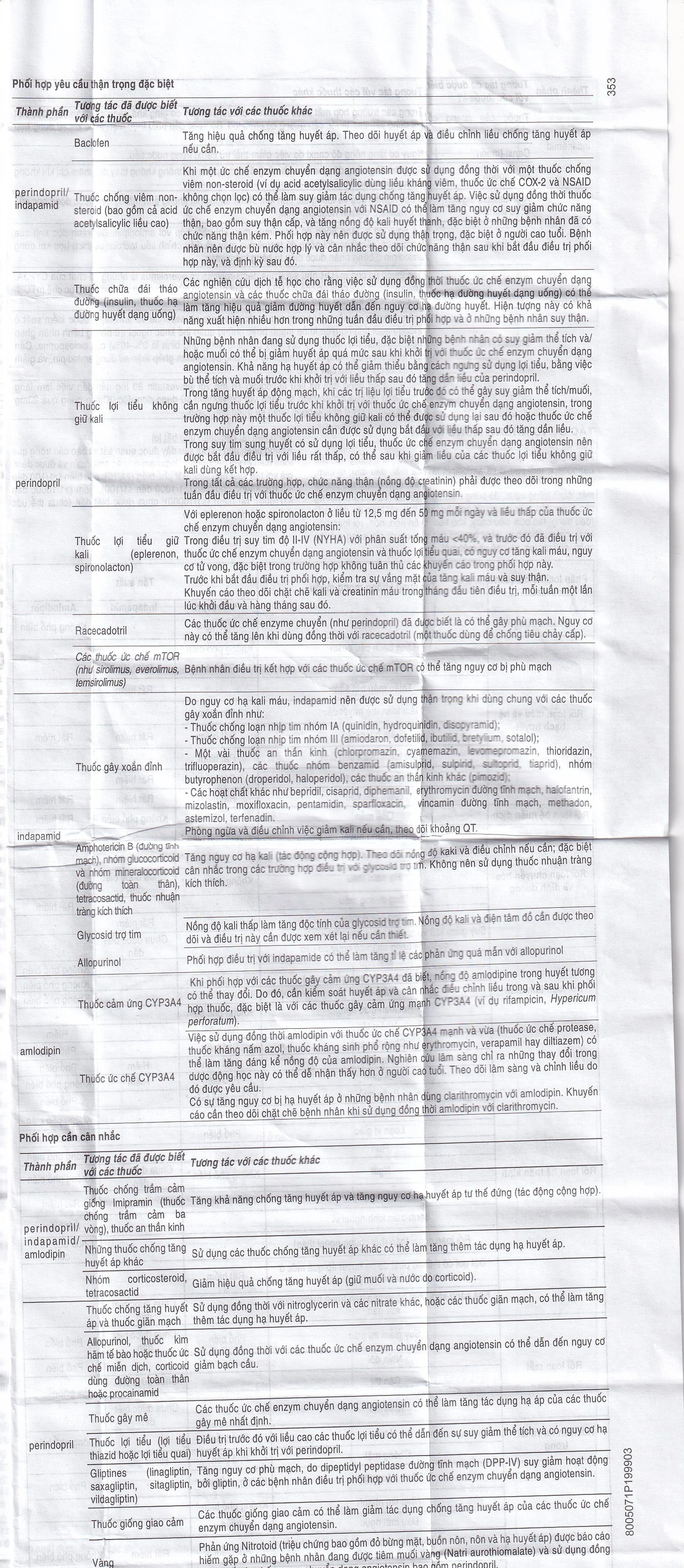 Thuốc Triplixam 5mg/1.25mg/5mg Servier điều trị tăng huyết áp (30 viên)