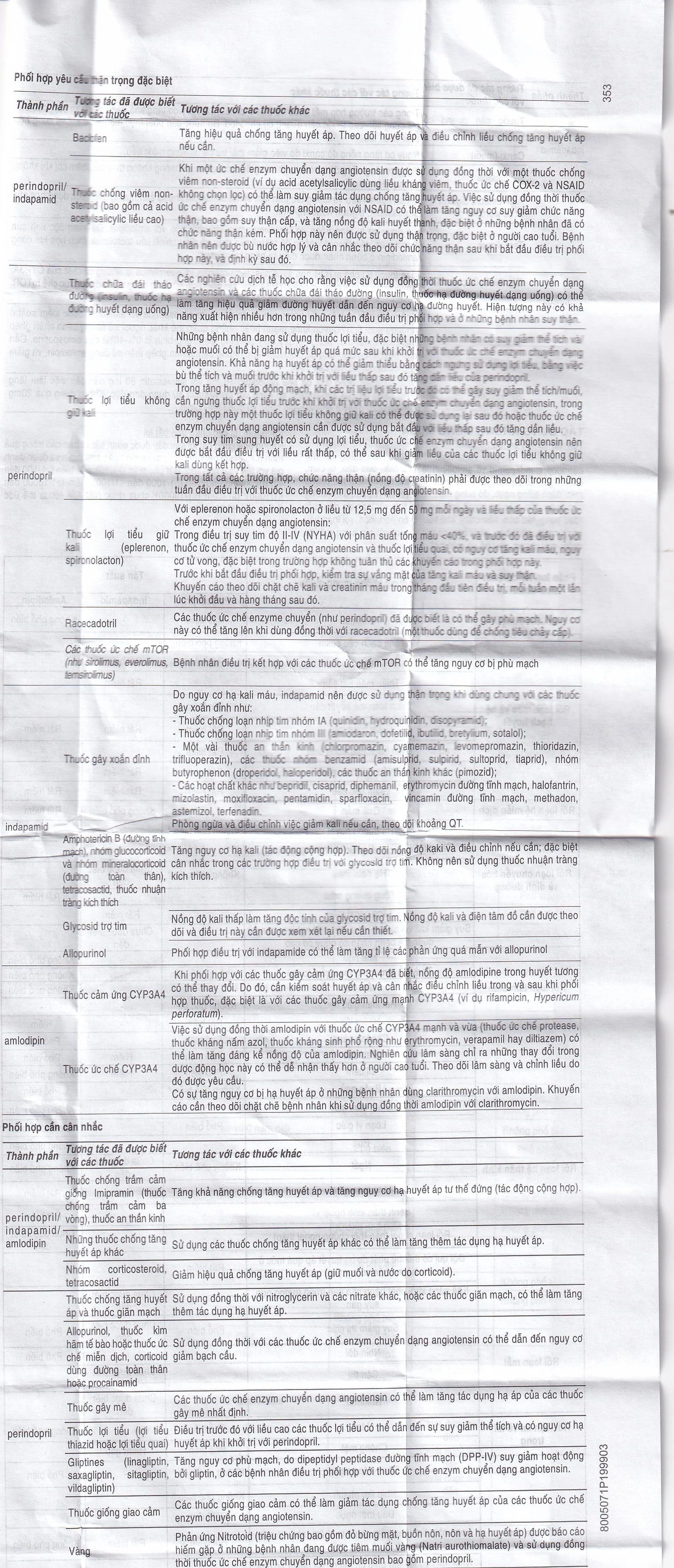 Thuốc Triplixam 5mg/1.25mg/5mg Servier điều trị tăng huyết áp (30 viên)