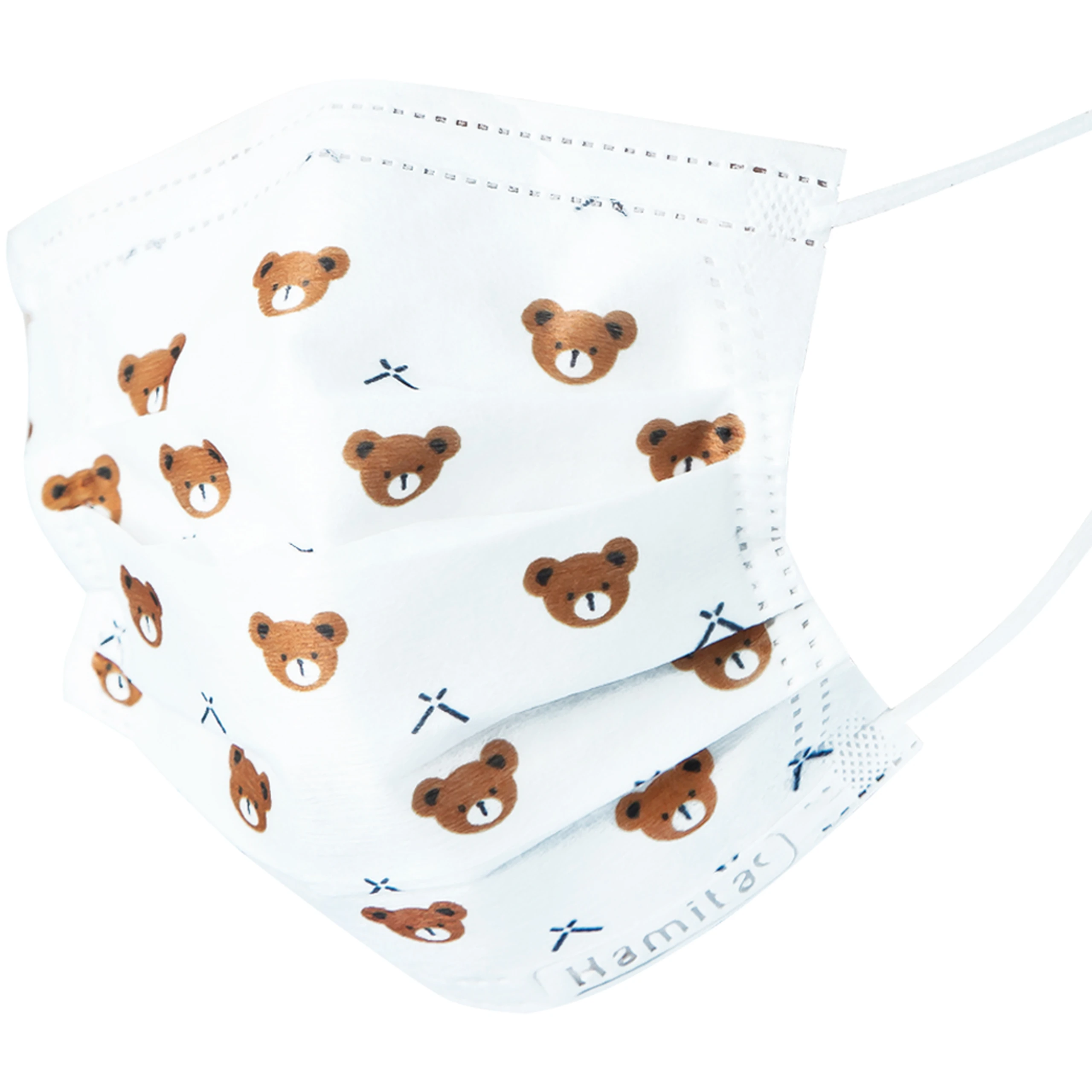 Khẩu trang trẻ em 3 lớp Hamita (50 cái) ngăn khói bụi, vi khuẩn và giọt bắn