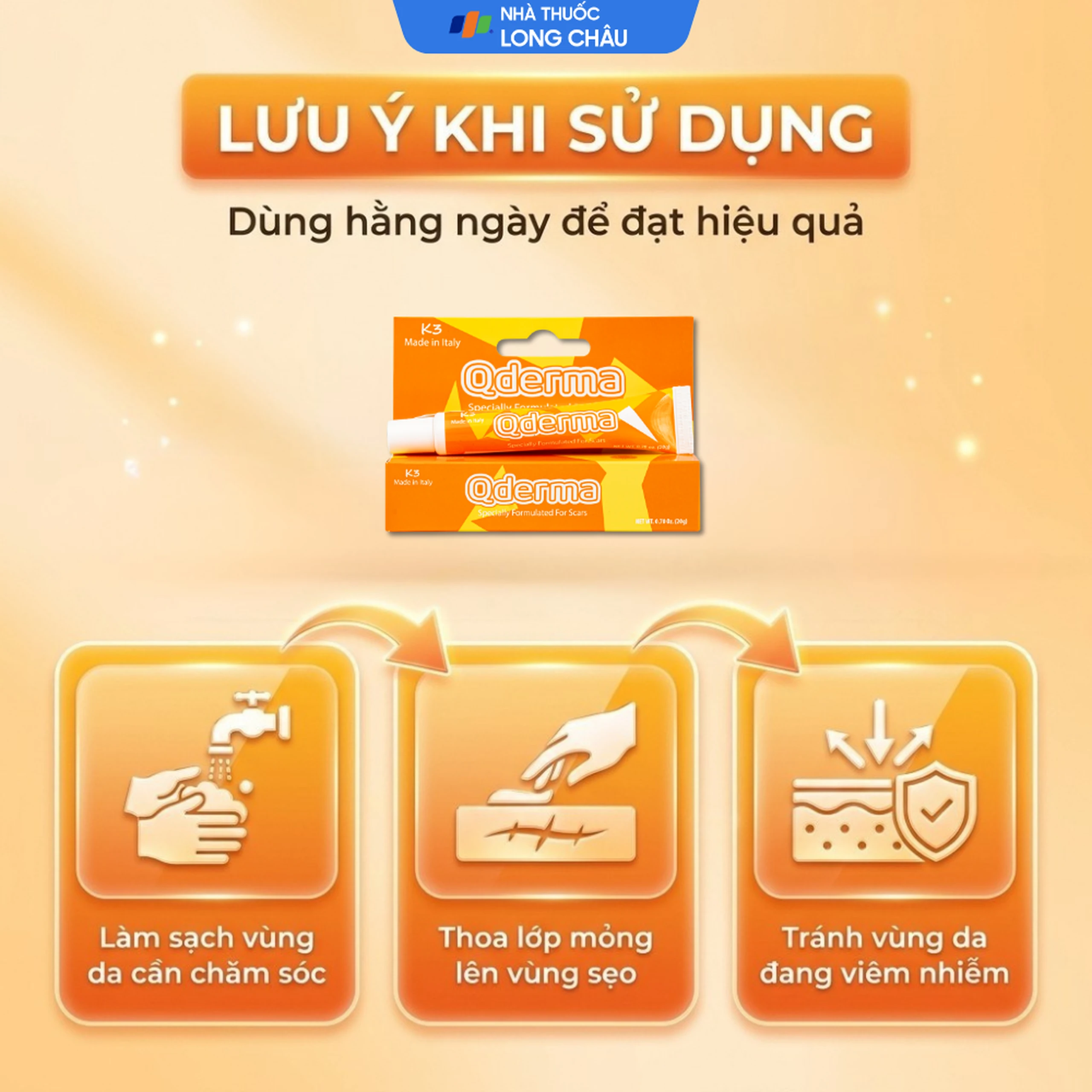 Gel phục hồi da Qderma giúp cải thiện tình trạng sẹo (20g) 7