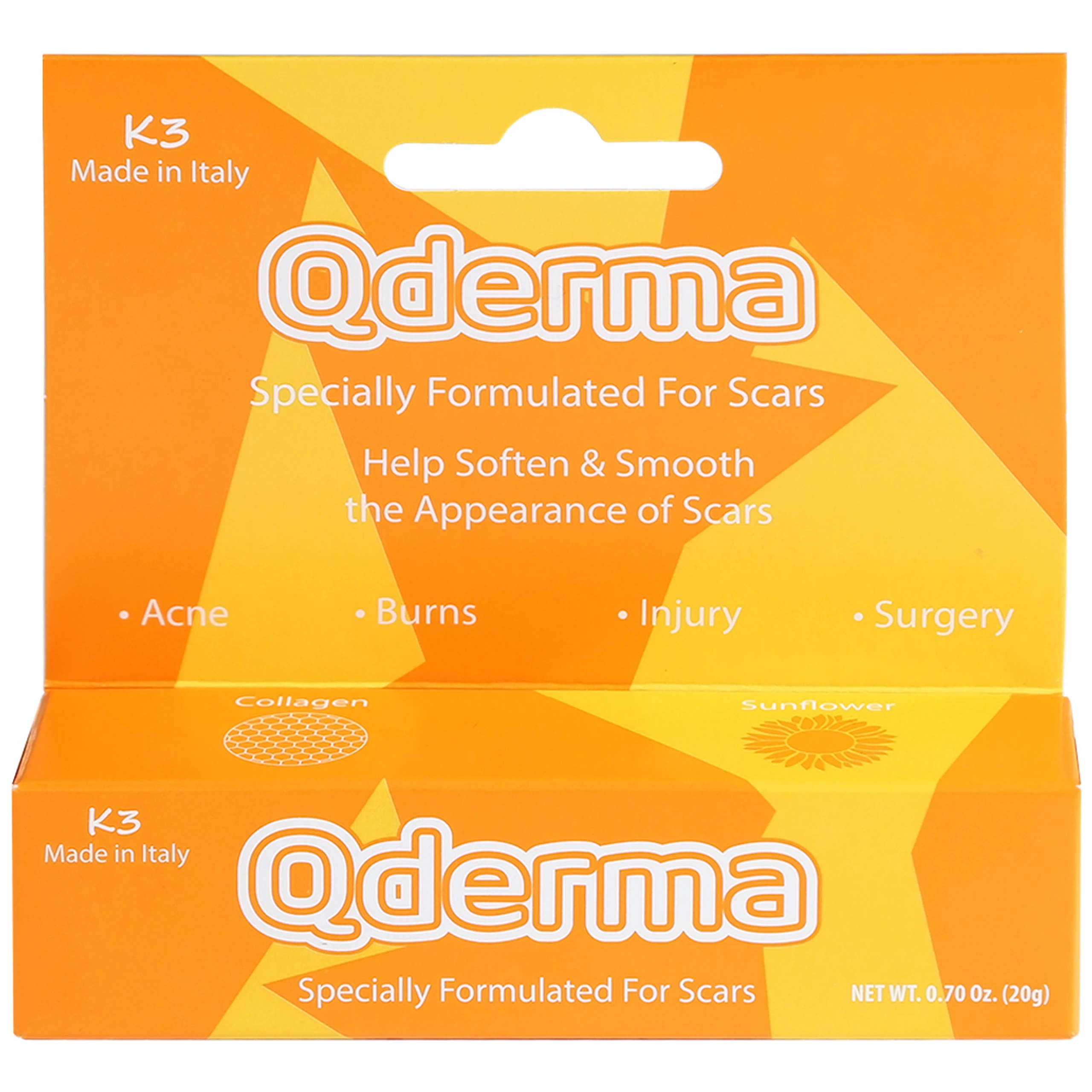 Gel phục hồi da Qderma giúp cải thiện tình trạng sẹo (20g)