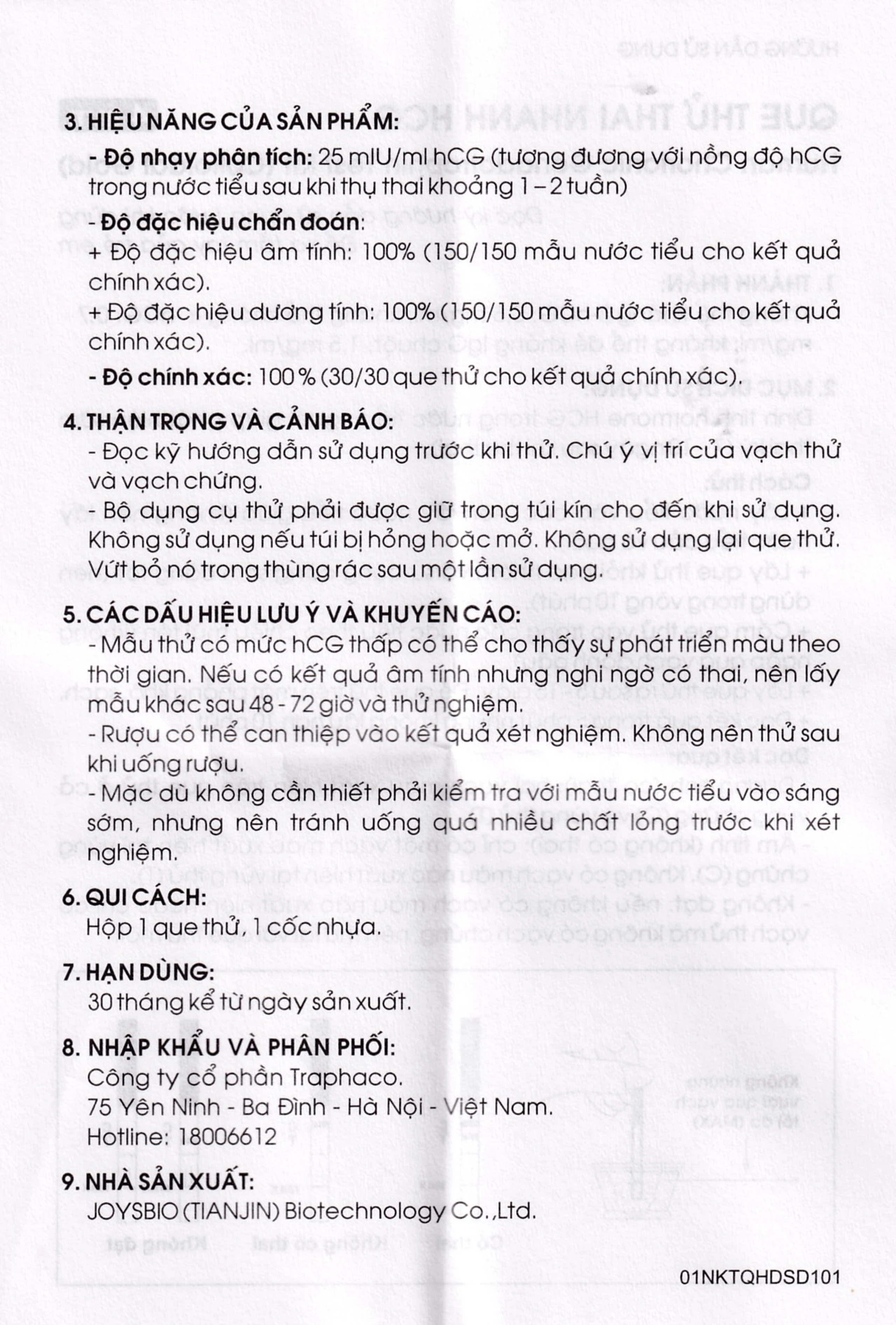 Que thử thai HCG Allisa Traphaco giúp phát hiện sớm thai kỳ sau 7-10 ngày thụ thai