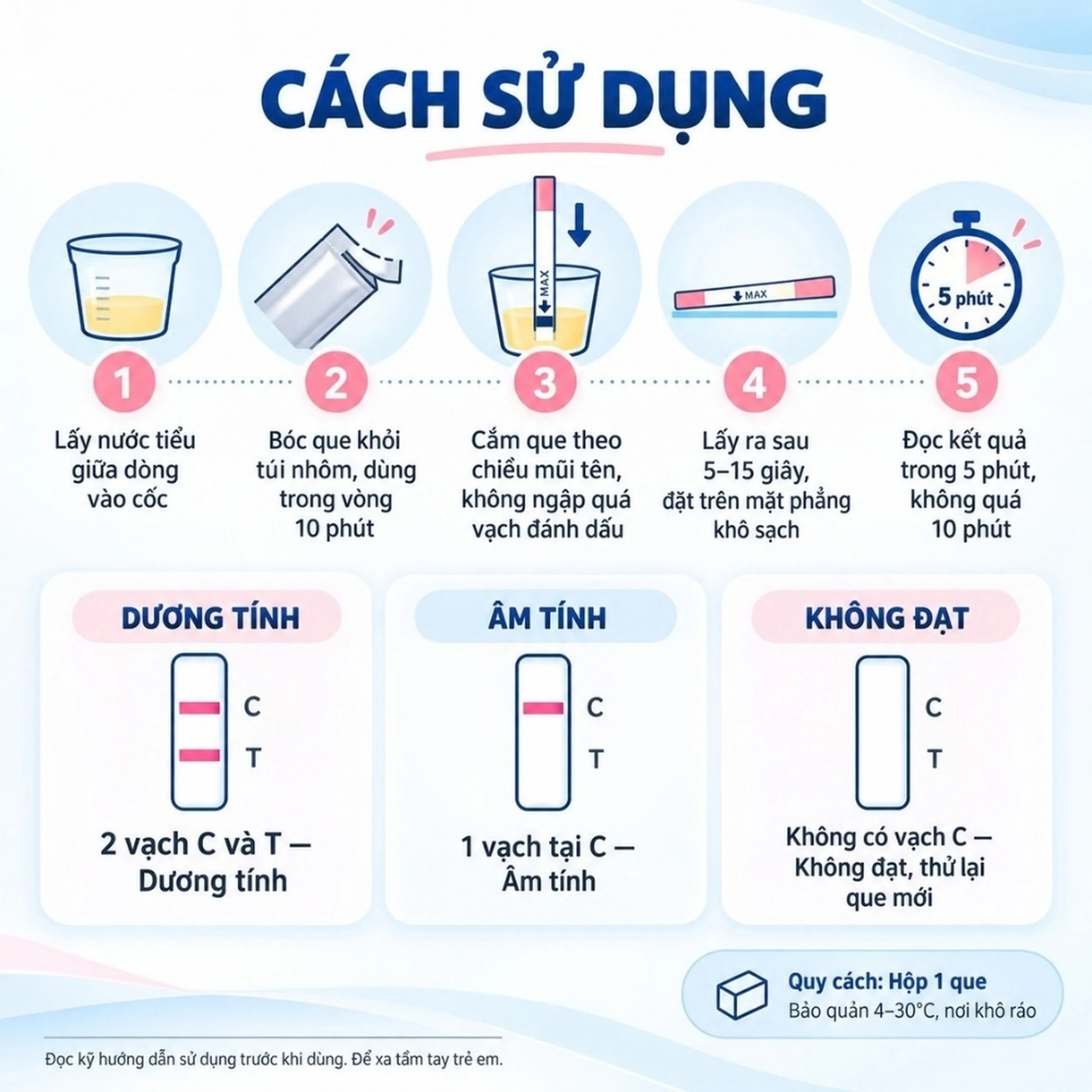 Que thử thai HCG Allisa Traphaco giúp phát hiện sớm thai kỳ sau 7-10 ngày thụ thai 5